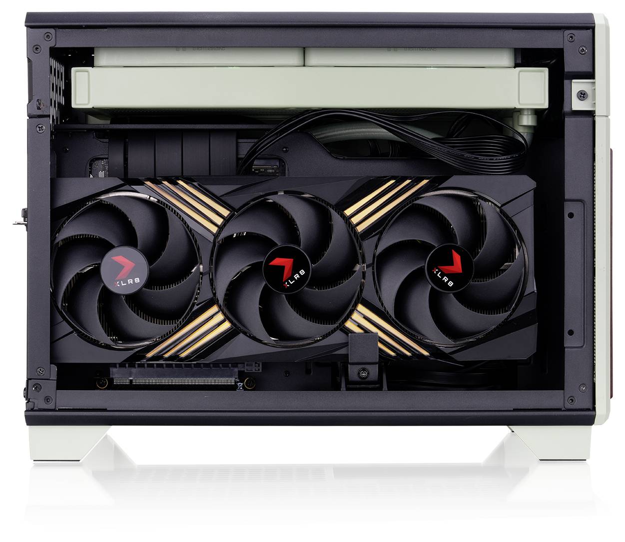 Thermaltake CA-11A-00SENN-WS Mini-Tower PC-Gehäuse Grün (Matcha)