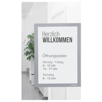 Magnetoplan 1131901 Info-Rahmen, selbstklebend Grau DIN A4 Magnetoplan 1131901 Info-Rahmen, selbstklebend Grau DIN A4