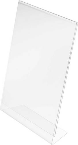 Magnetoplan 684101 Tischaufsteller Verwendung für Papierformat: DIN A6 Durchsichtig