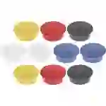 Magnetoplan Magnet (Ø x H) 40mm x 13mm rund Weiß, Gelb, Rot, Schwarz, Blau 10 St. 1662010 Magnetoplan Magnet (Ø x H) 40mm x 13mm rund Weiß, Gelb, Rot, Schwarz, Blau 10 St. 1662010