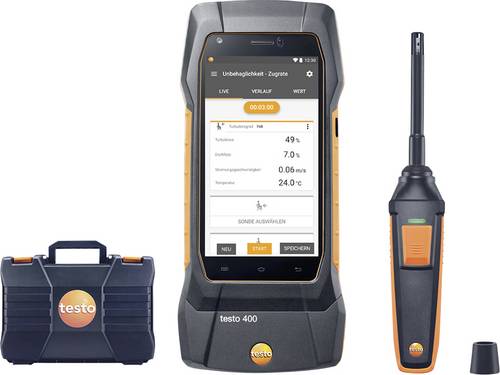 Testo 400 - Gebrauchsnormal Set Umweltmesstechnik-Set Druck, Temperatur -40, 0 - 150, 200 °C
