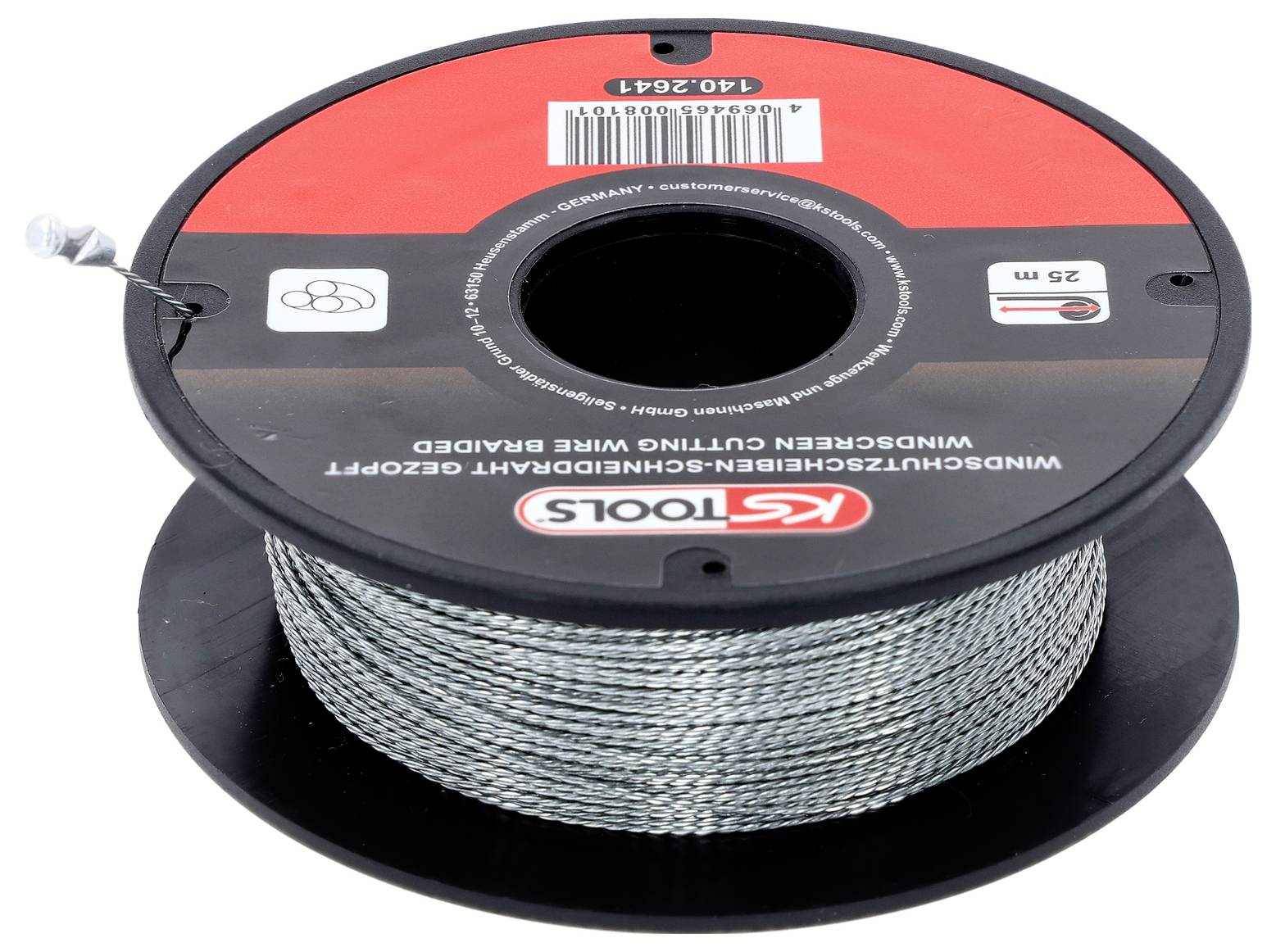 KS Tools Scheiben-Schneiddraht, gezopft, 25m 140.2641