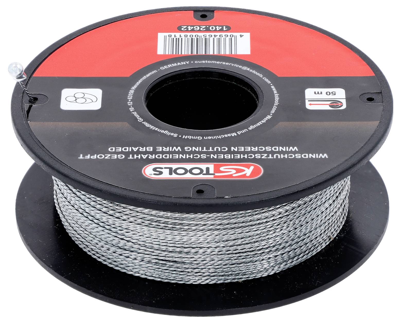 KS Tools Scheiben-Schneiddraht, gezopft, 50m 140.2642