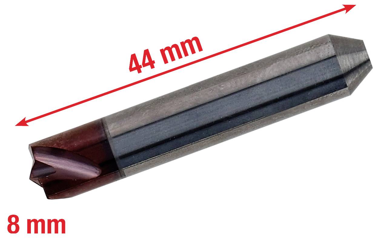 KS Tools 332.0428 Hochleistungsstahl Schweißpunktfräser 8mm Gesamtlänge 44mm 1St.