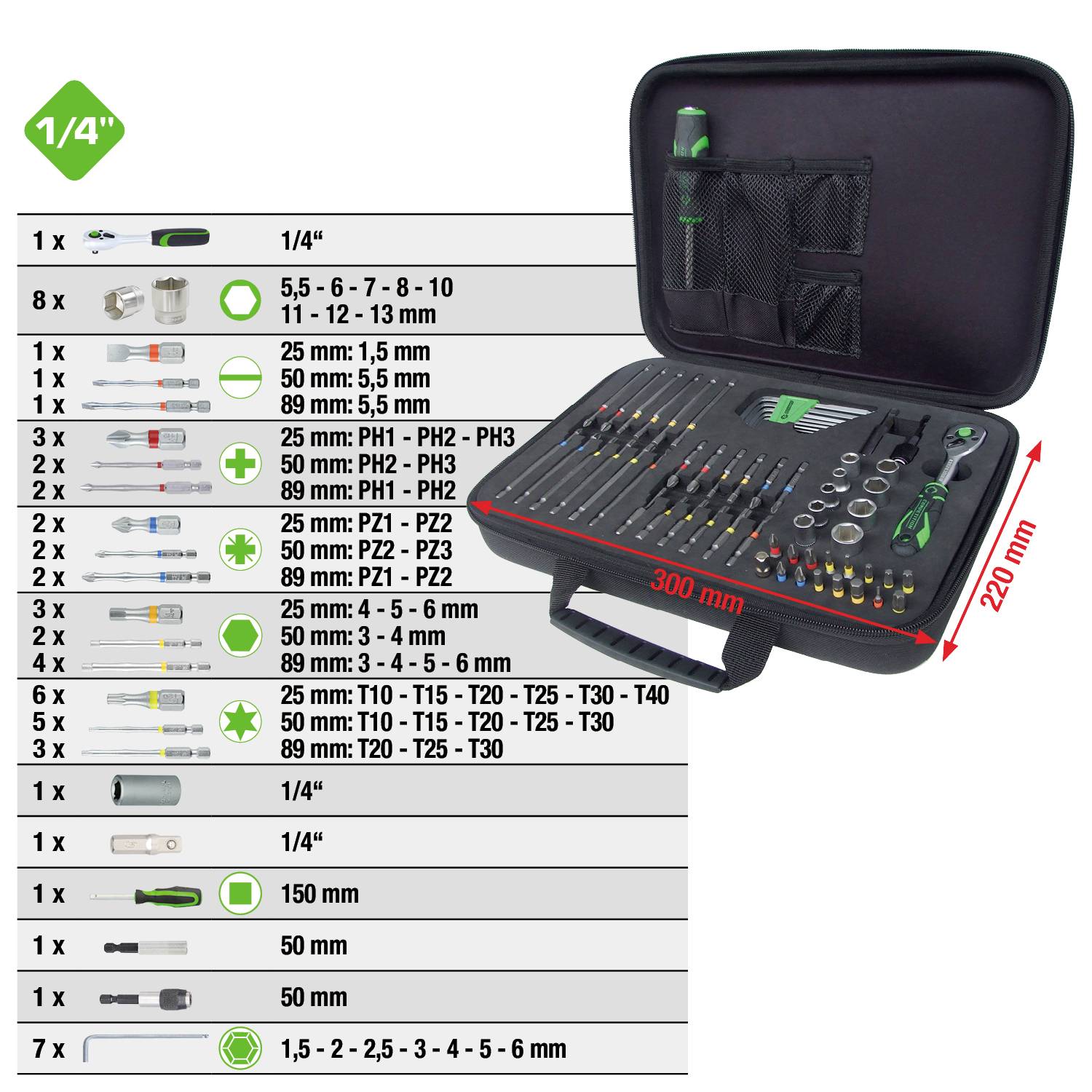 KS Tools Stecknuss-Set 512.0062