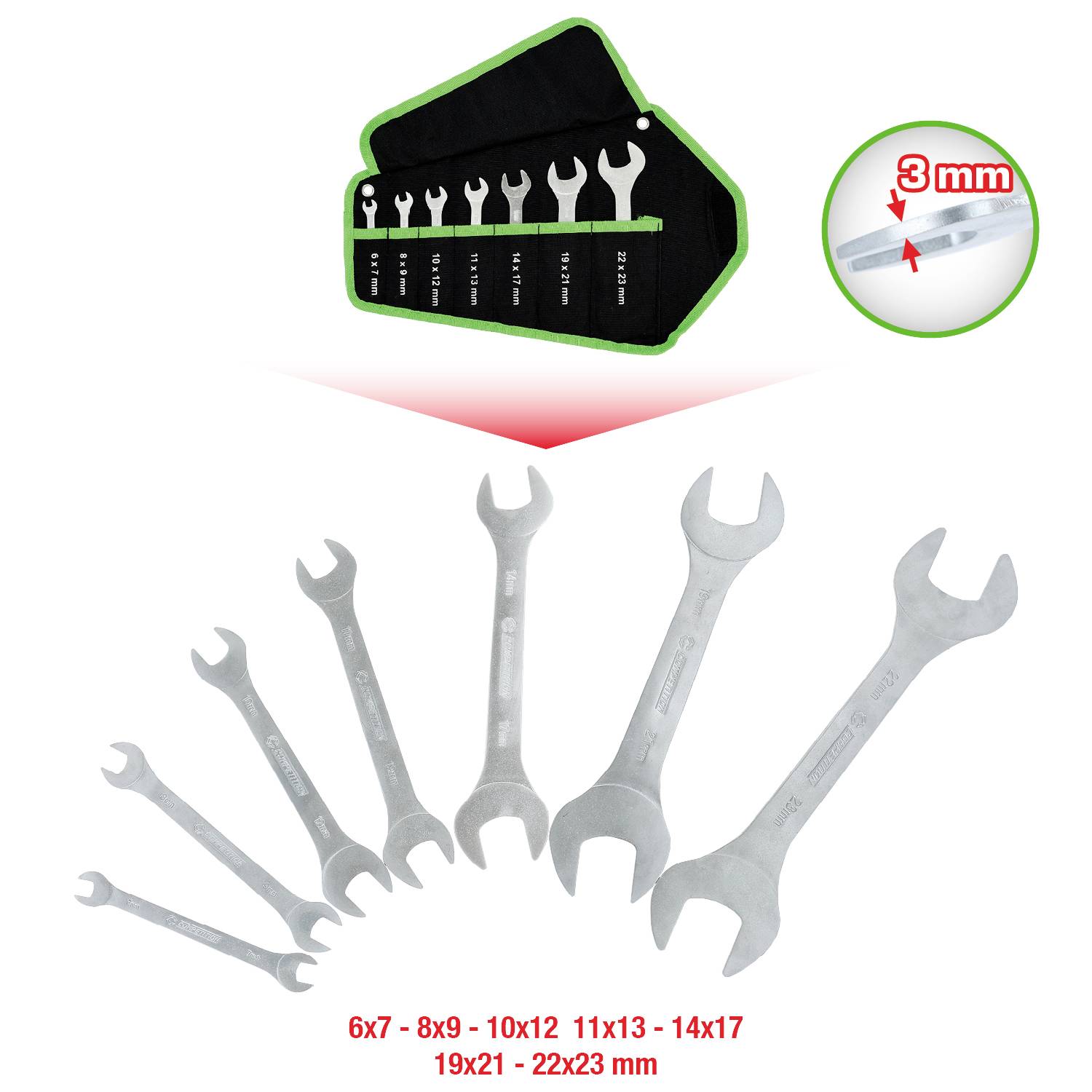 KS Tools 512.0207 Maulschlüssel
