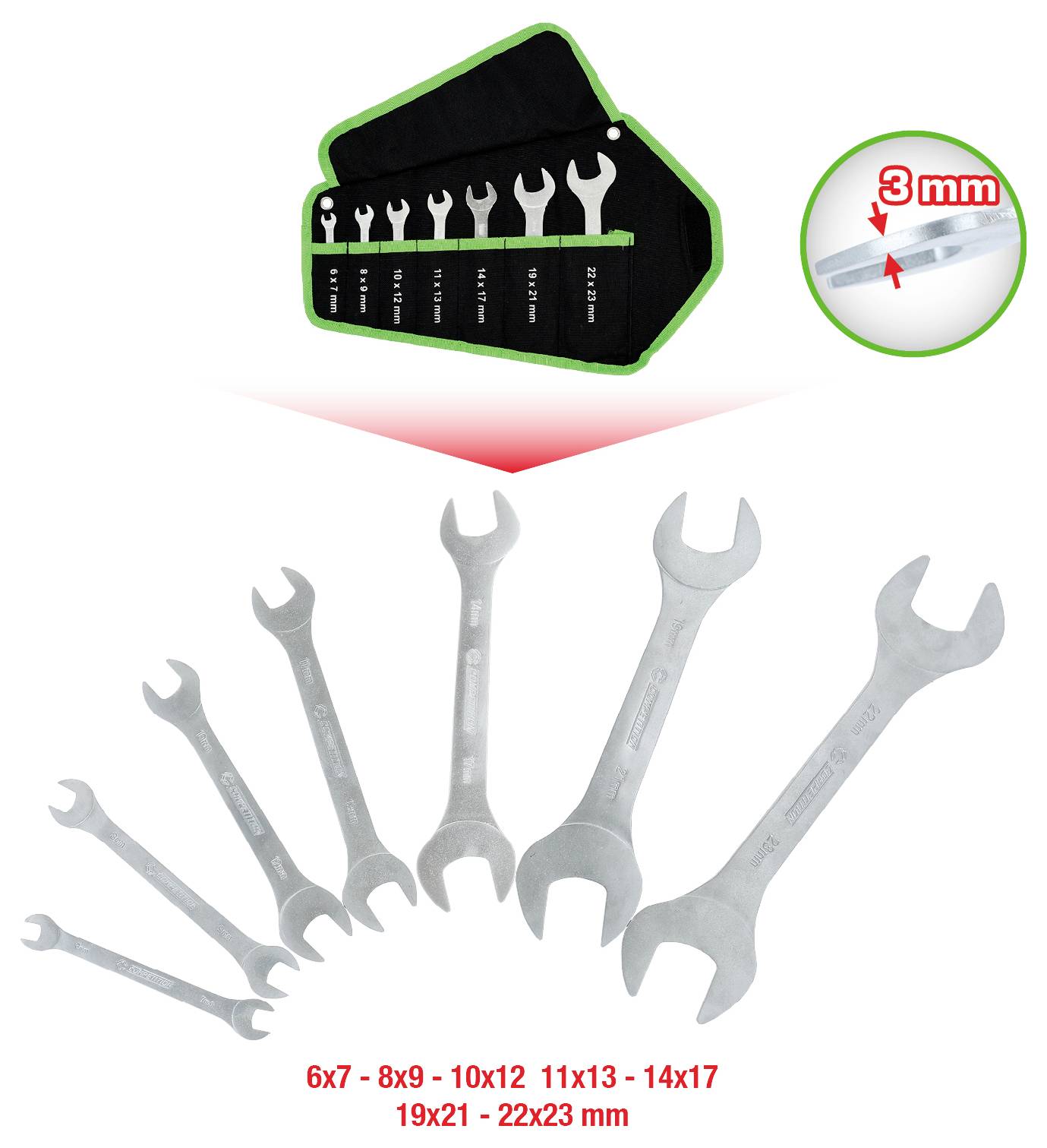 KS Tools 512.0207 Maulschlüssel