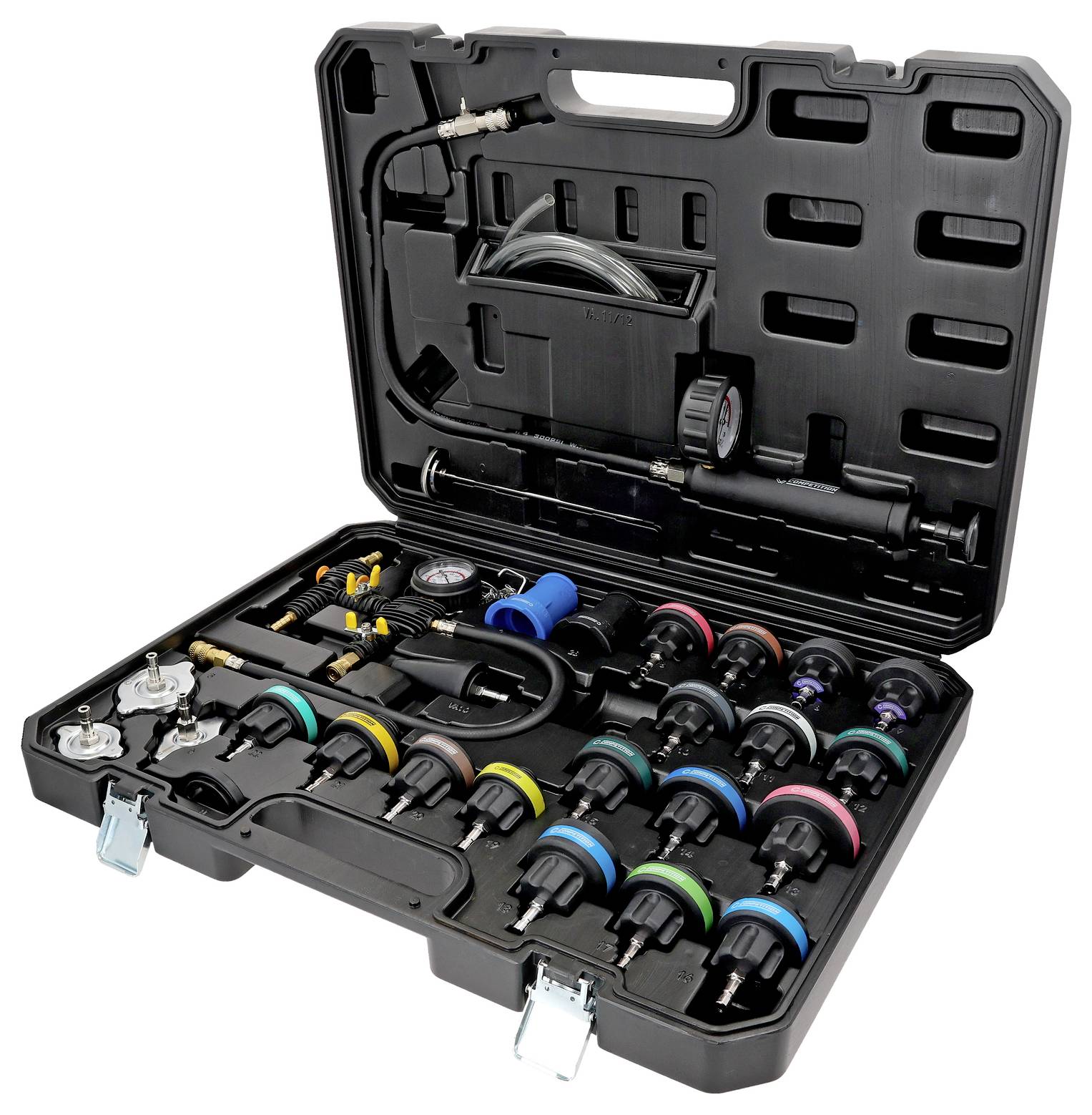 KS Tools 512.5085 COMPETITION Kühlsystem-Diagnose-Satz, 27-tlg