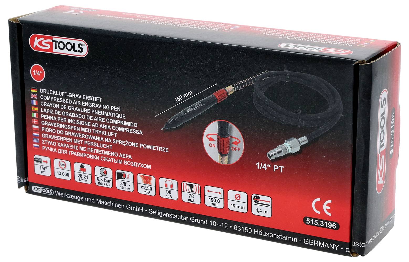 KS Tools Druckluft-Gravierstift
