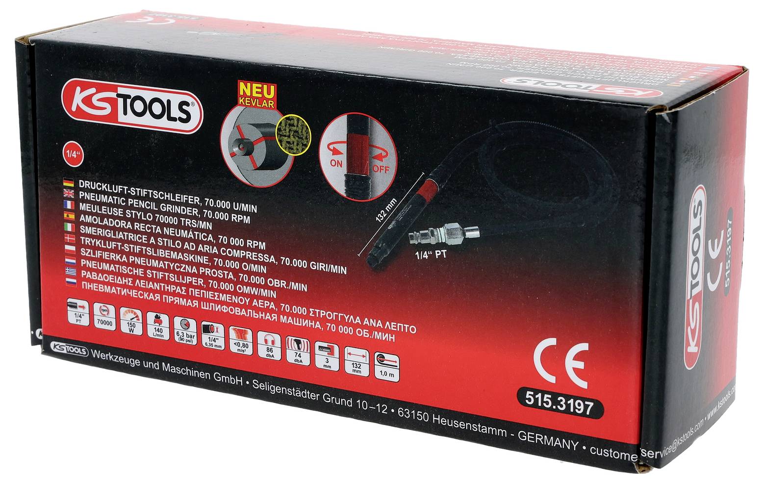 KS Tools Druckluft-Schleifer