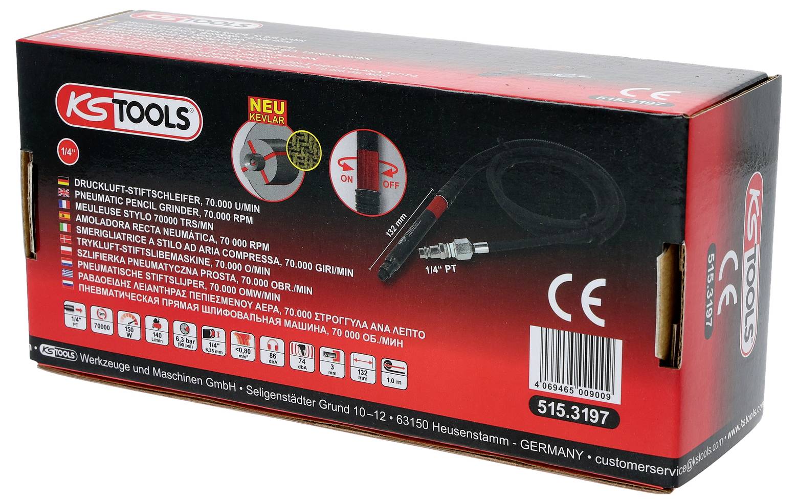 KS Tools Druckluft-Schleifer