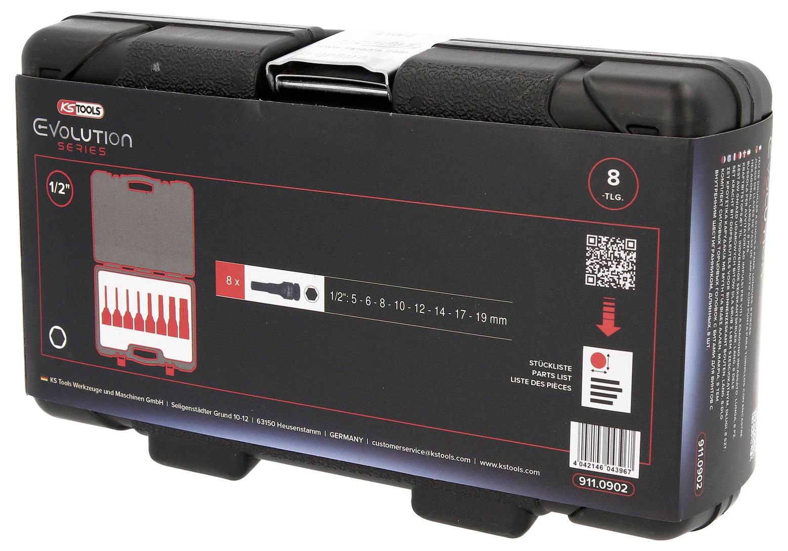 KS Tools Stecknuss-Set 1/2" 911.0902