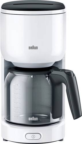 Braun KF 3120 WH Filterkaffeemaschine - Kaffeemaschine Weiß