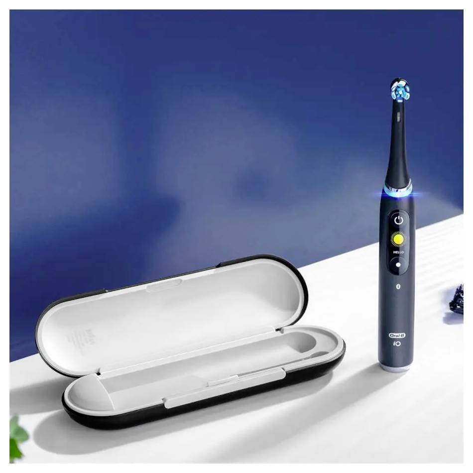 Braun Oral-B iO Series 9N Black Onyx JAS 408666 Elektrische Zahnbürste Schwarz