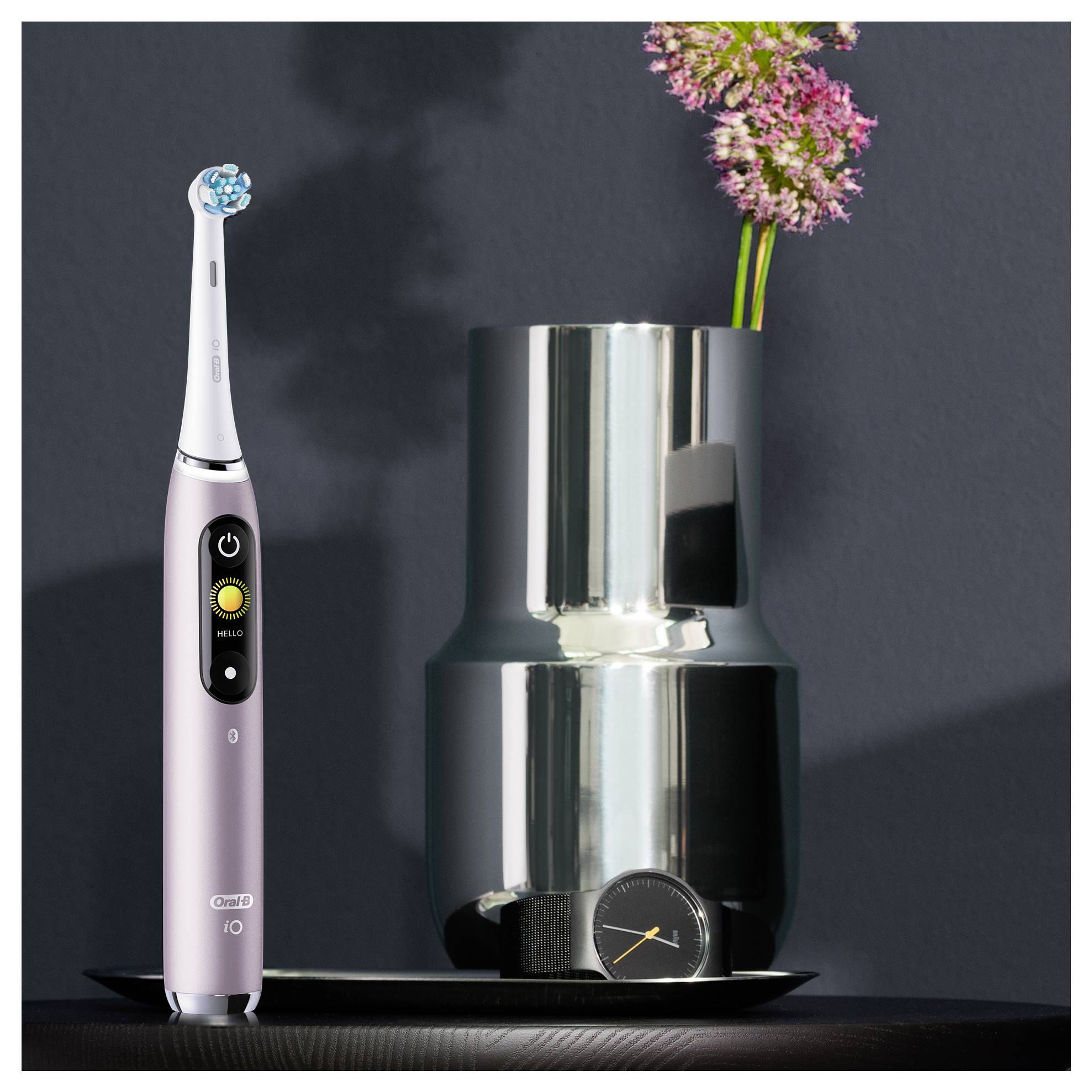 Braun Oral-B iO Series 9N Rose Quartz JA 408390 Elektrische Zahnbürste Rose