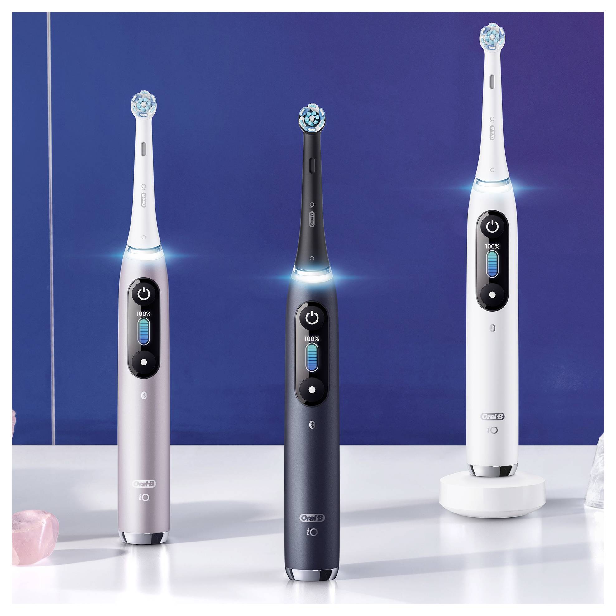Braun Oral-B iO Series 9N Rose Quartz JA 408390 Elektrische Zahnbürste Rose