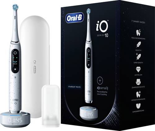 Oral-B Braun iO Series 10 Stardust White 435457 Elektrische Zahnbürste Weiß
