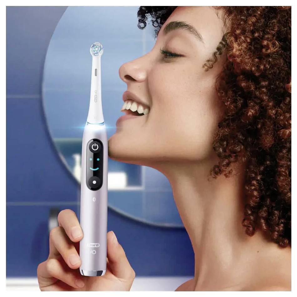 Braun Oral-B iO Series 9 mit 2. Handstüc 4210201449058 Elektrische Zahnbürste Schwarz, Rose