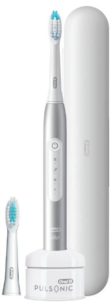 Braun Oral-B Pulsonic Slim Luxe 4500 Pla 4210201305675 Elektrische Zahnbürste Platin