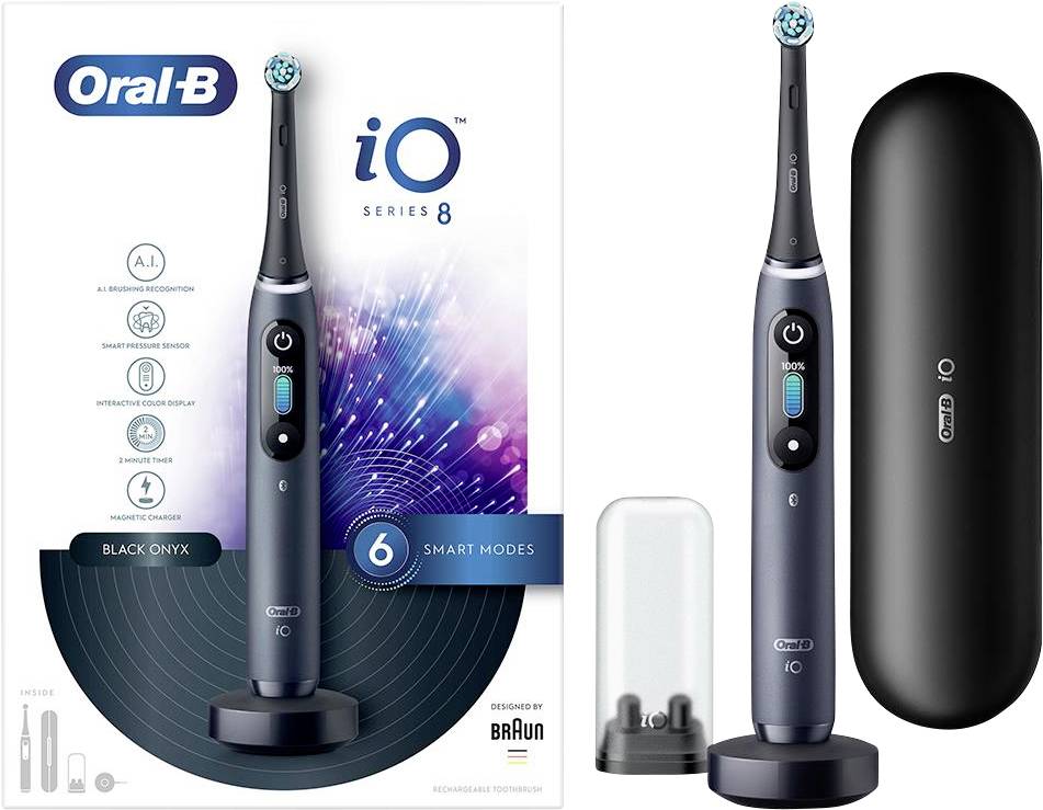 Oral-B Braun iO Series 8 Limited Edition 4210201363095 Elektrische Zahnbürste Schwarz