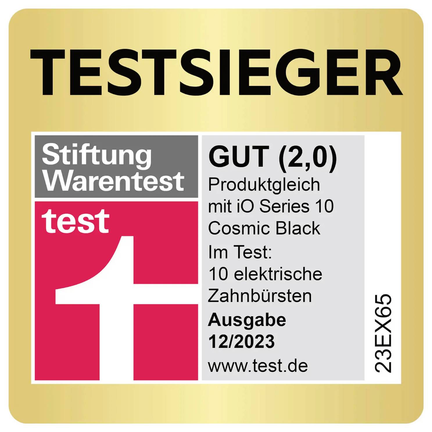 Oral-B Braun iO Series 10 Black Onyx Lux 8006540812068 Elektrische Zahnbürste Schwarz