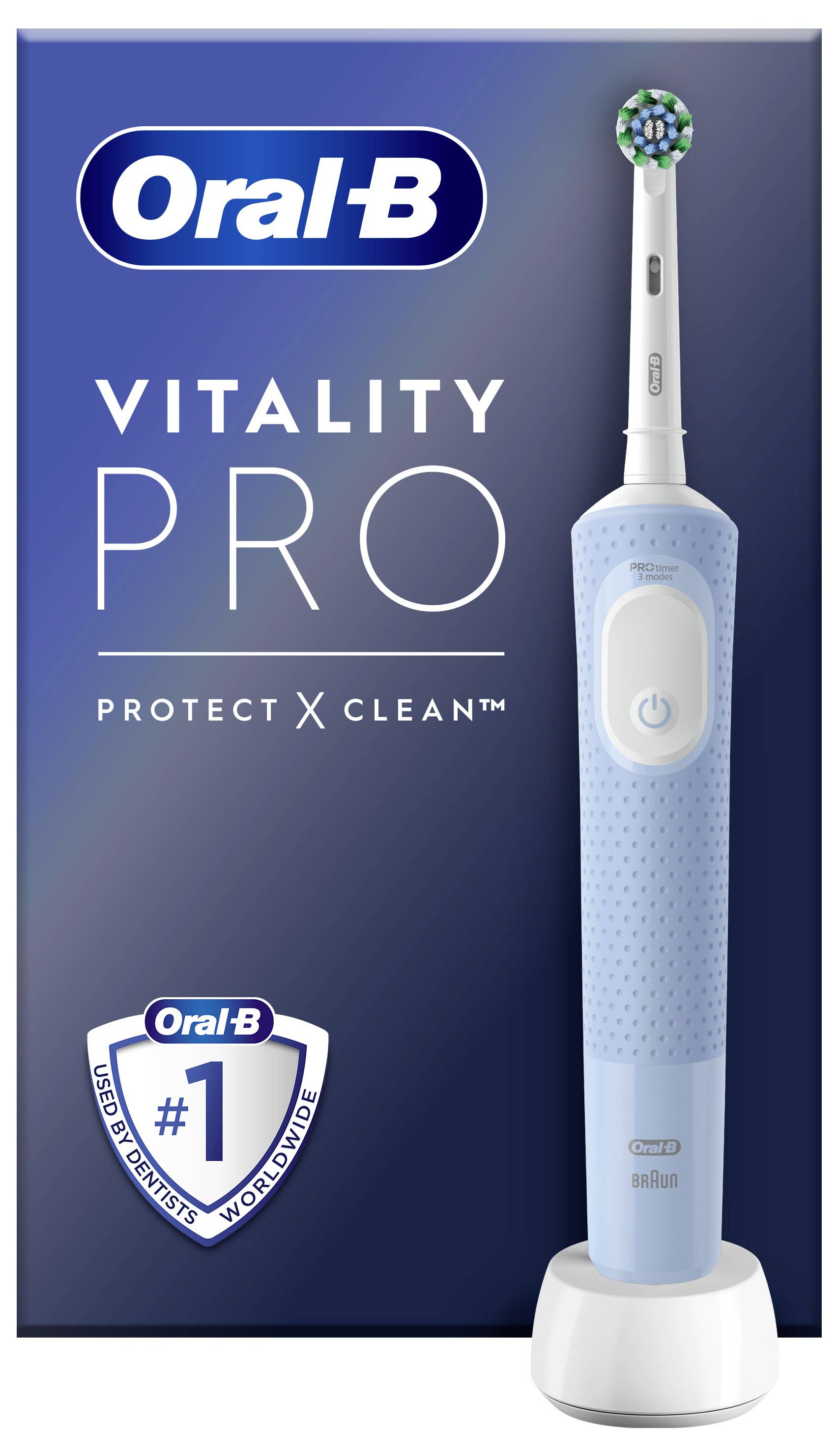 Braun Oral-B Vitality Pro D103, blau 4210201446392 Elektrische Zahnbürste Grau, Weiß