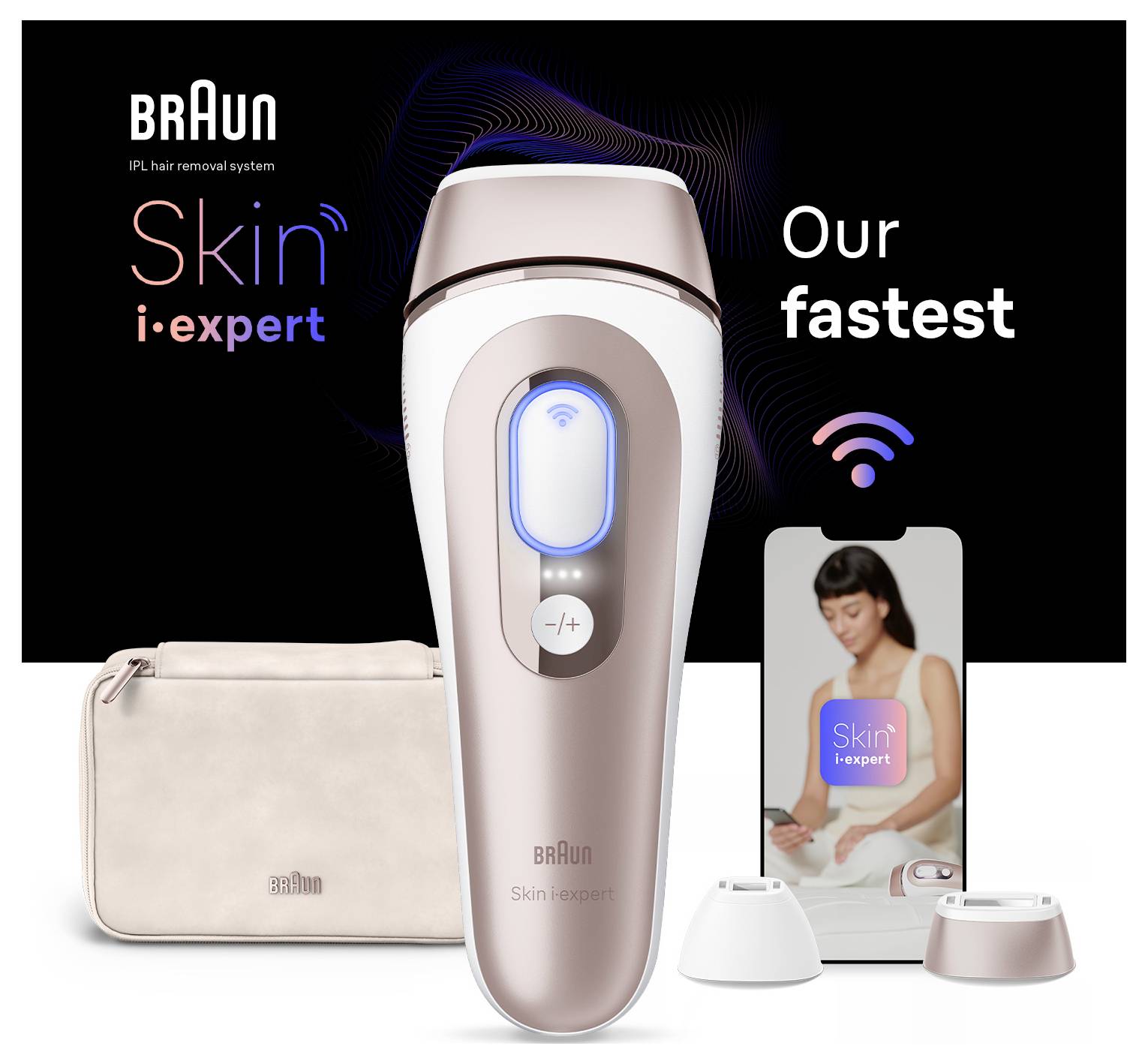 Bild eines Braun IPL-Haarentfernungsgeräts mit der Bezeichnung 