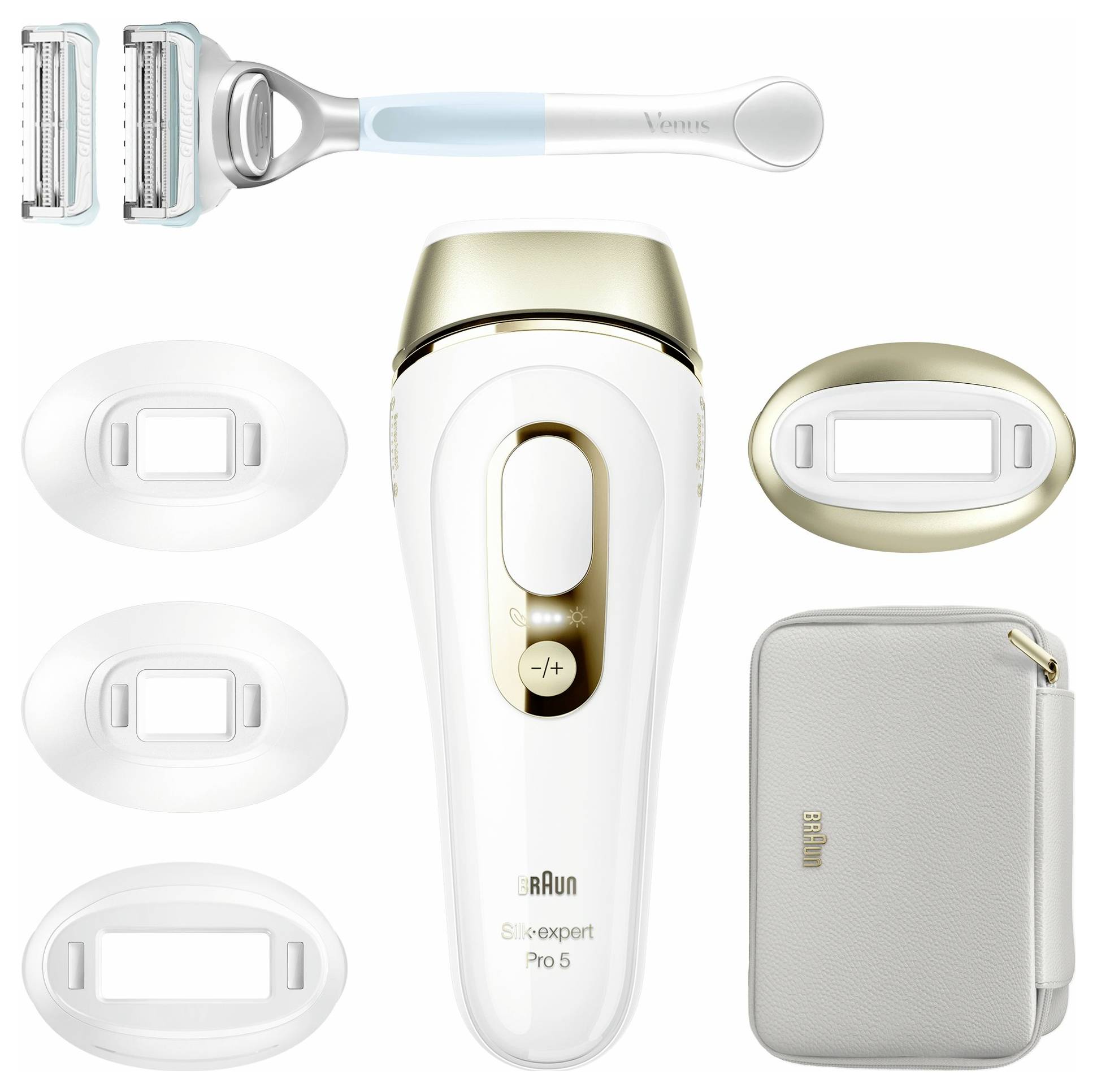 Braun Silk-expert Pro IPL PL5356 Epilierer Gold, Weiß