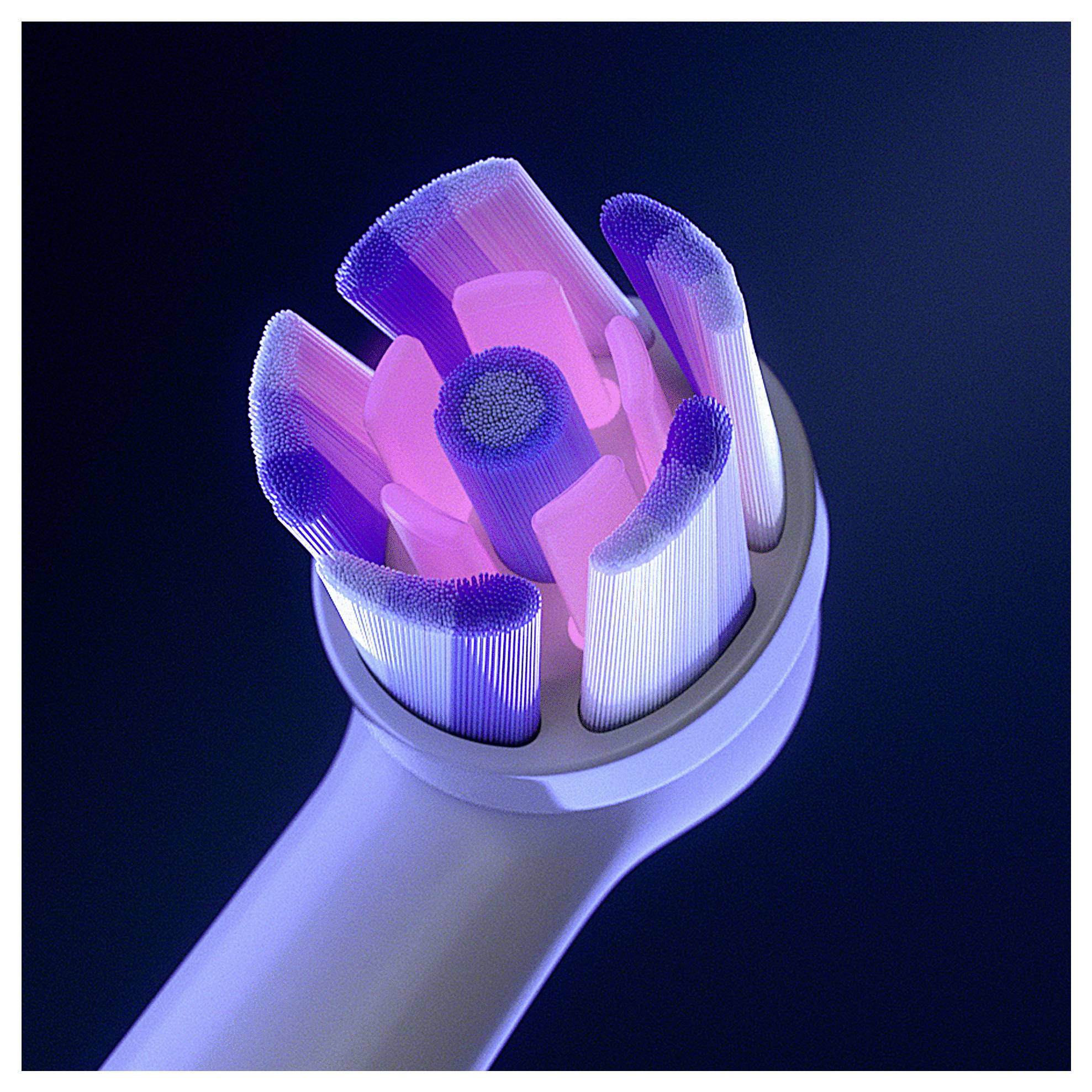 Braun Oral-B iO RB WW-4 Radiant White 4e Aufsteckbürsten für elektrische Zahnbürste, Ersatzbürsten 1 St. Weiß