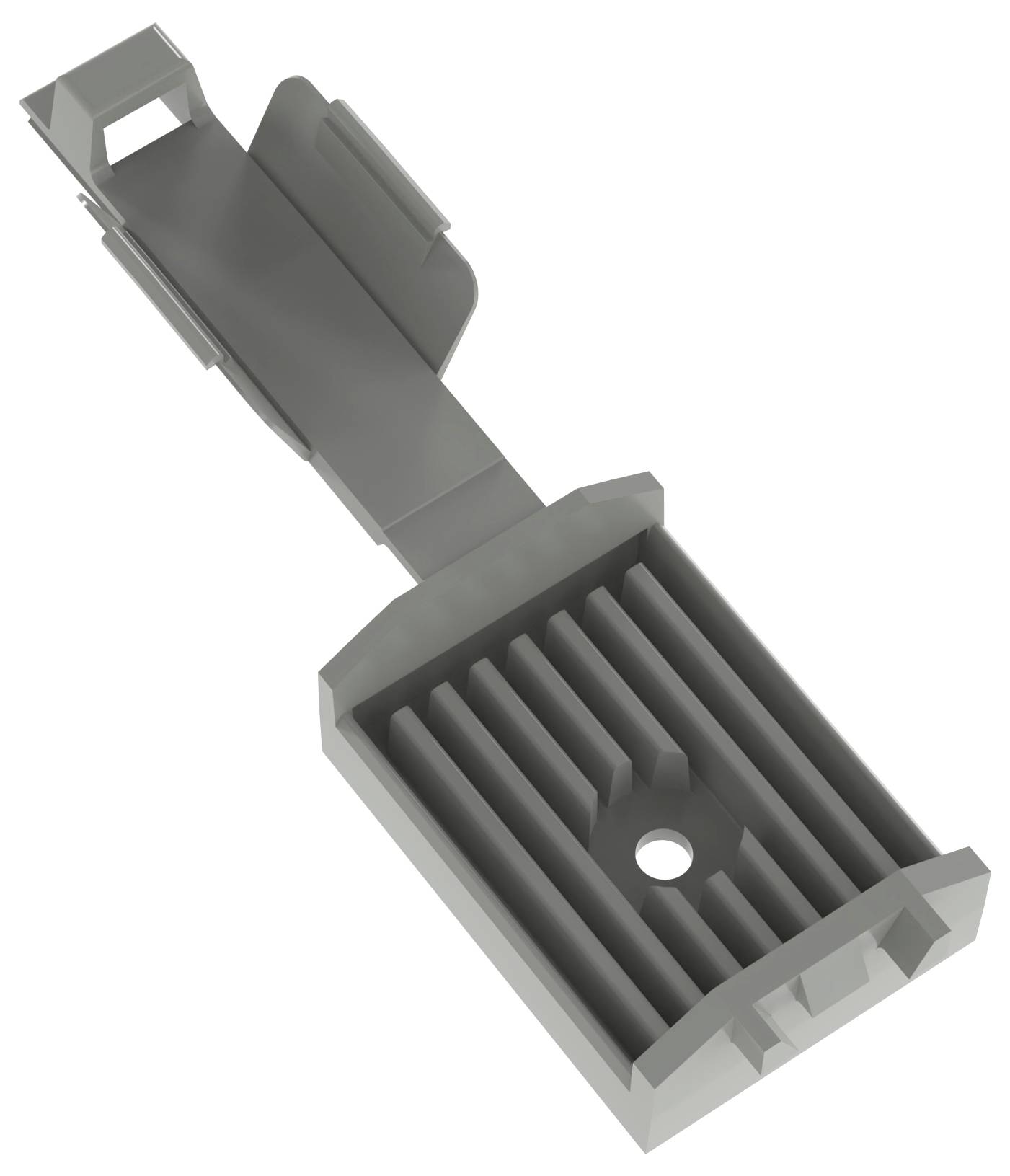 Panduit Latching Flat Cable Mount Kabelhalter kleben FCM1-A-C14 Grau