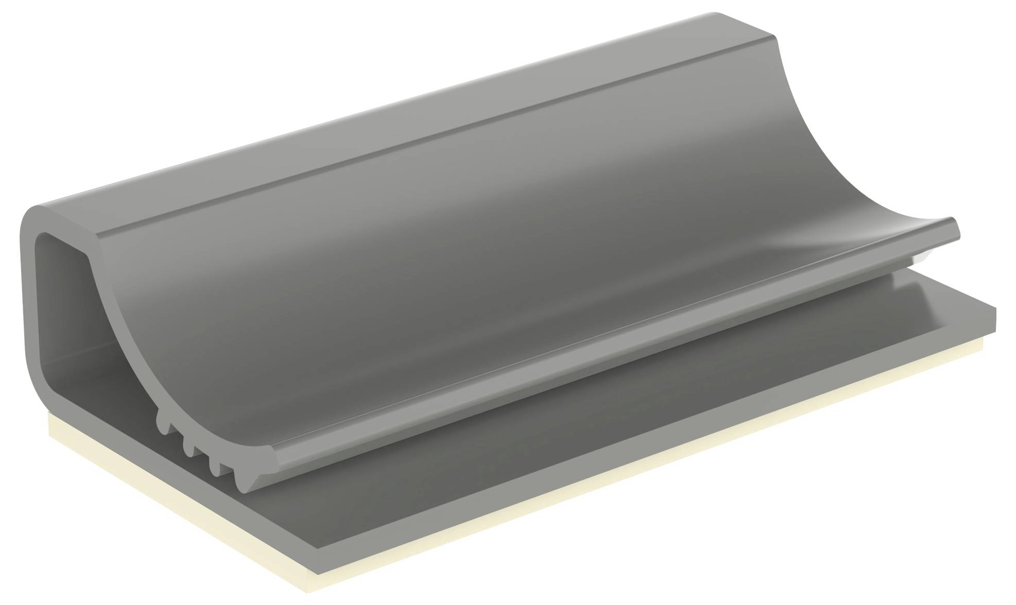 Panduit Flat Cable Mount Kabelhalter kleben FCC-A-C8 Grau