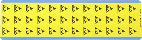 Panduit PESC-J-HT Hinweisschild ESD (B x H) 19.1 mm x 19.1 mm 36 St.
