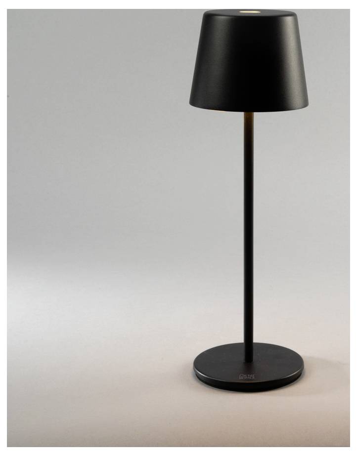 Konstsmide 7888-750 Vence LED-Akku-Tischlampe Schwarz