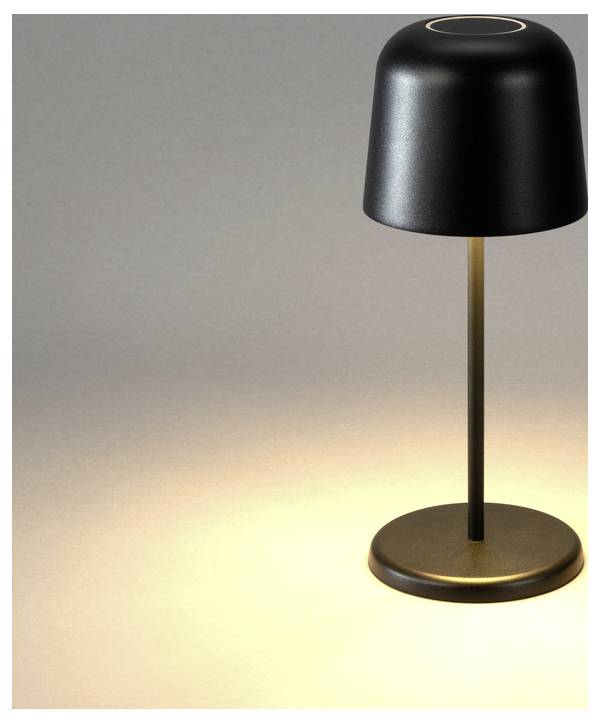 Konstsmide 7845-750 Biot LED-Akku-Tischlampe Schwarz
