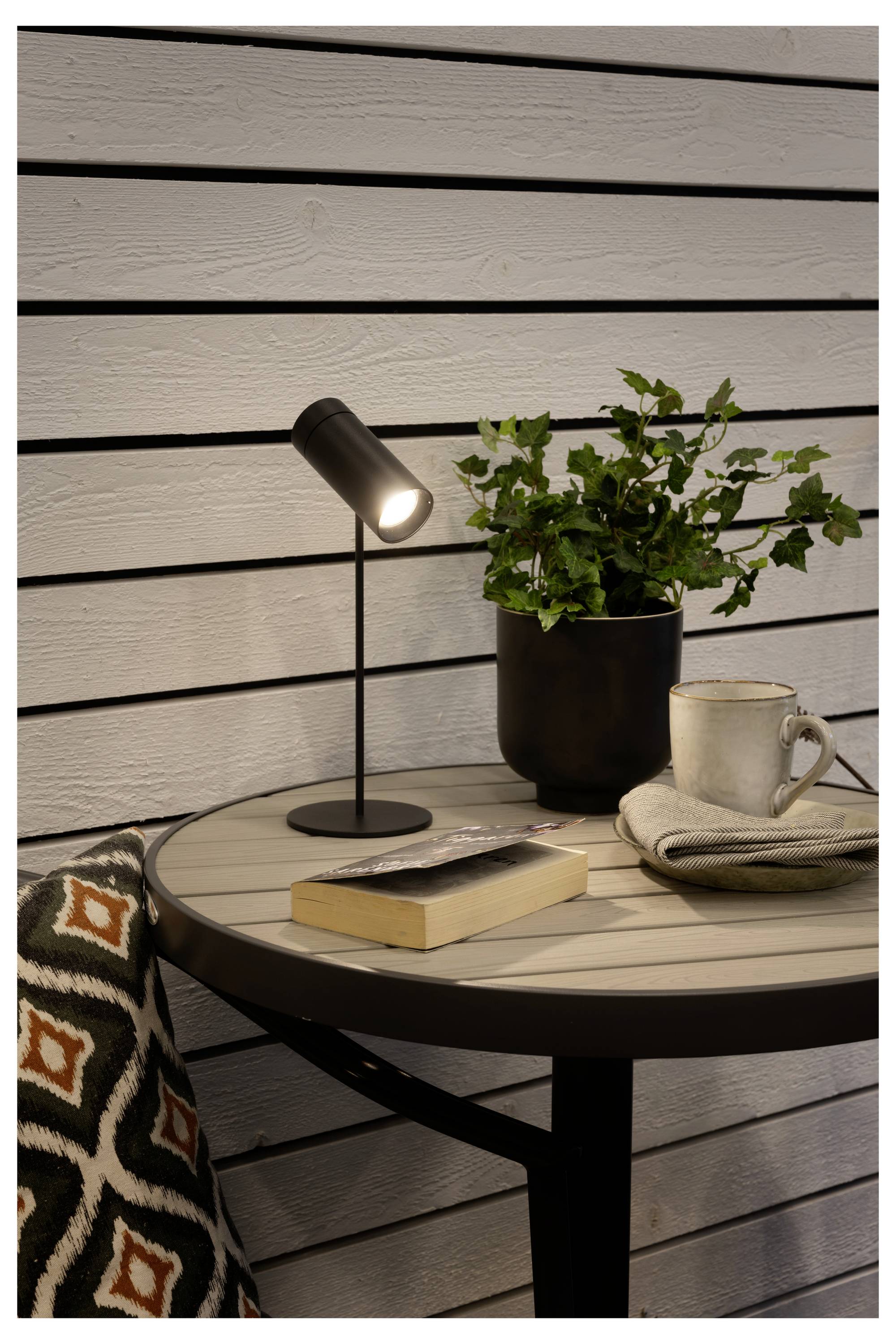 Konstsmide 7844-750 Multi LED-Akku-Tischlampe Schwarz