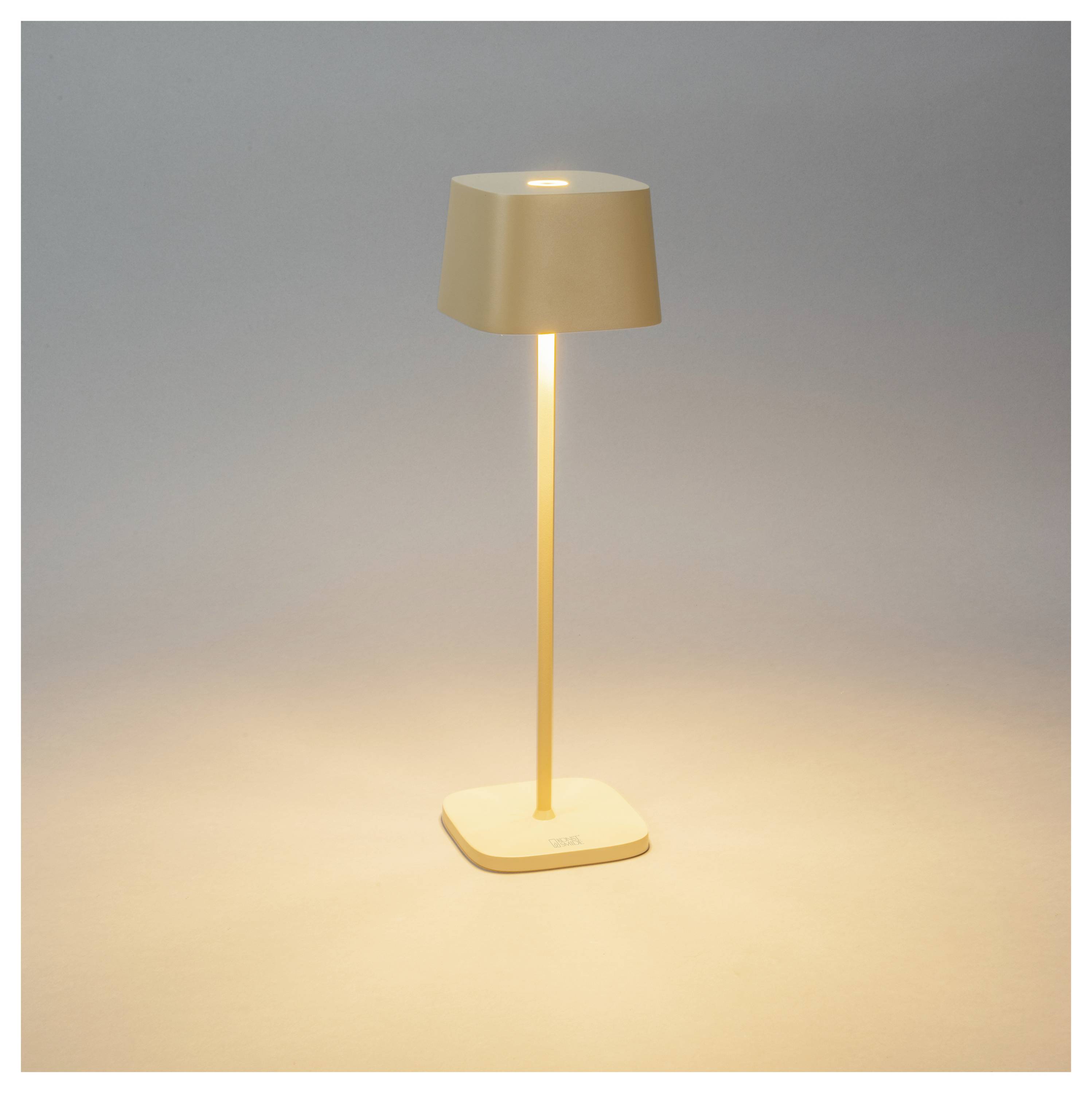 Konstsmide 7814-330 Capri LED-Akku-Tischlampe Sand