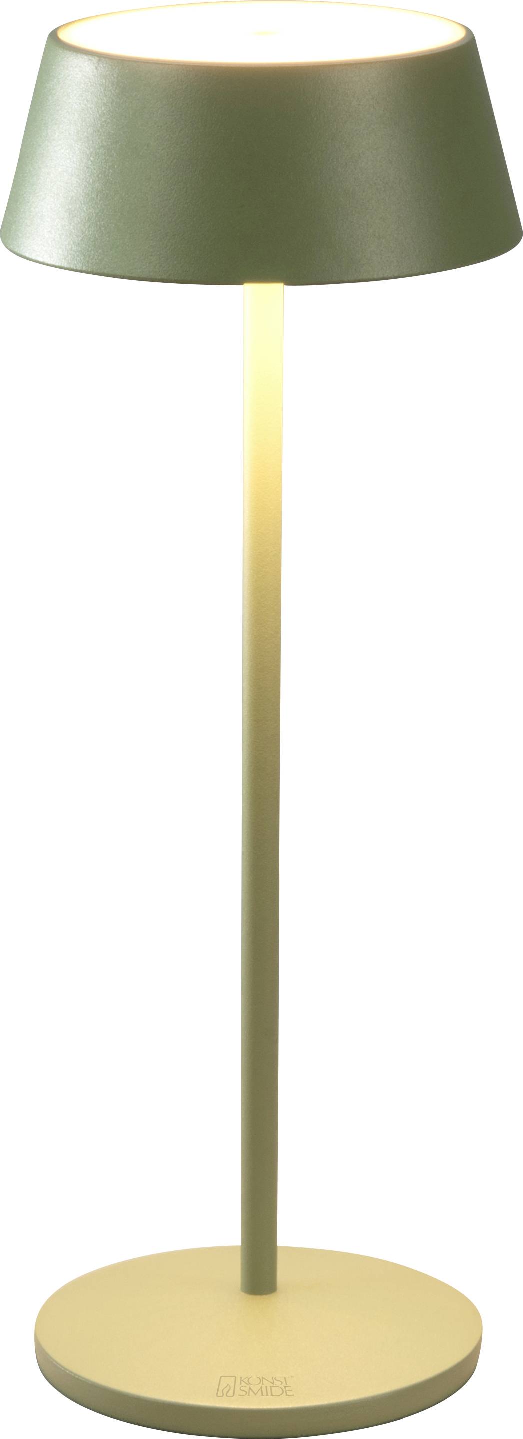 Konstsmide 7839-630 Menton LED-Akku-Tischlampe Grün-Grau