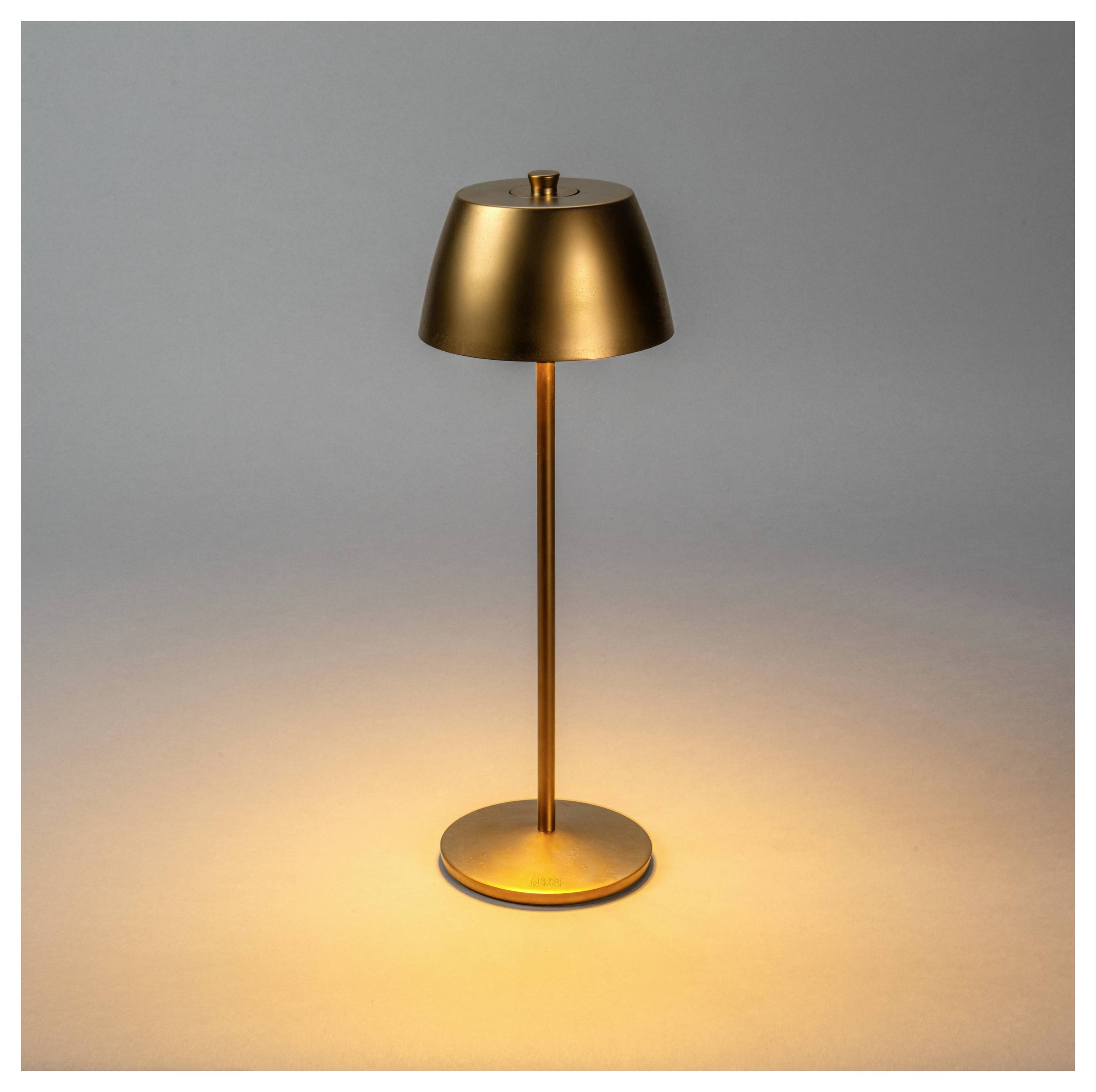 Konstsmide 7840-901 Eze LED-Akku-Tischlampe Kupfer matt