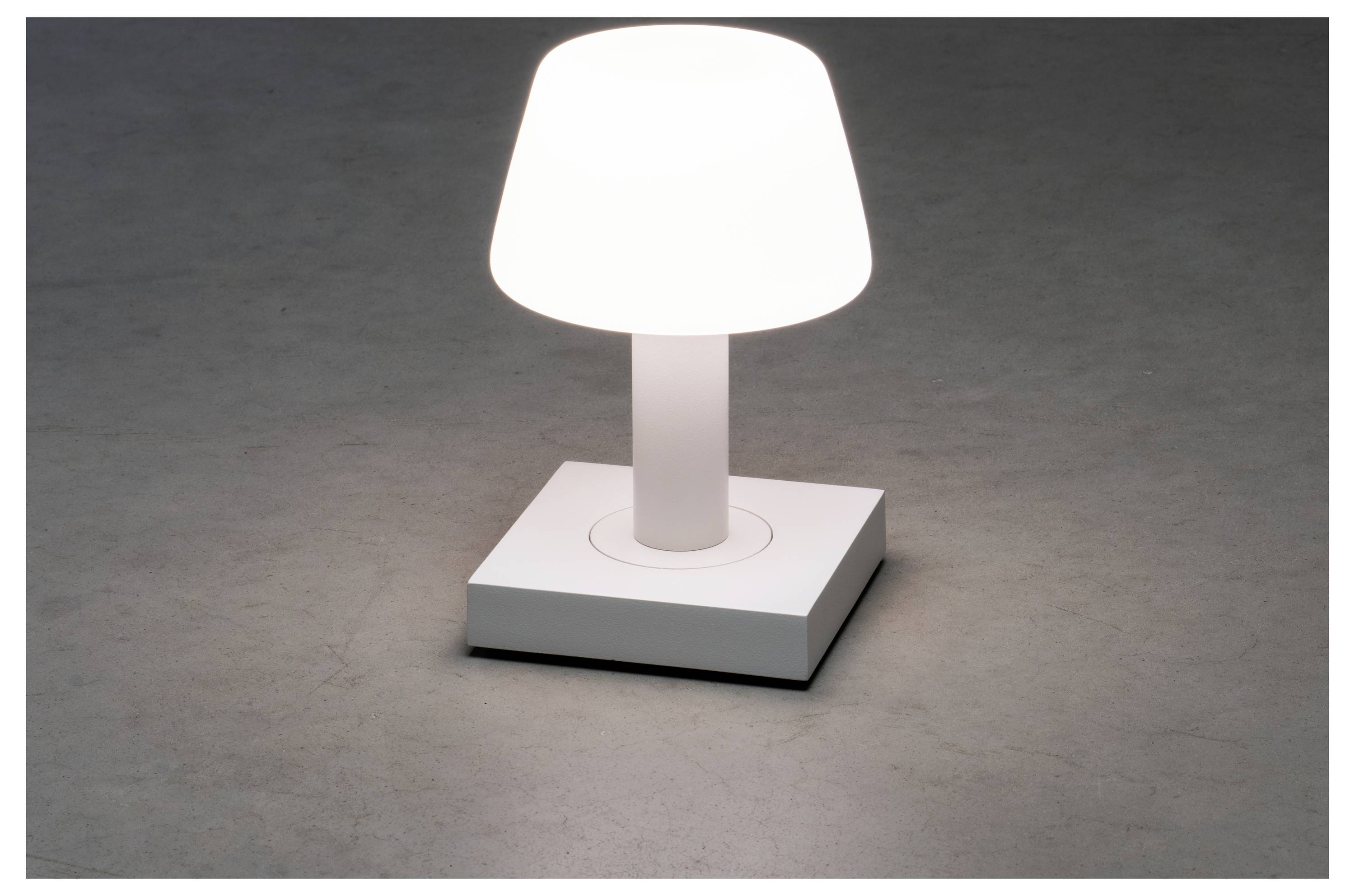 Konstsmide 7825-252 Monaco LED-Akku-Tischlampe Weiß