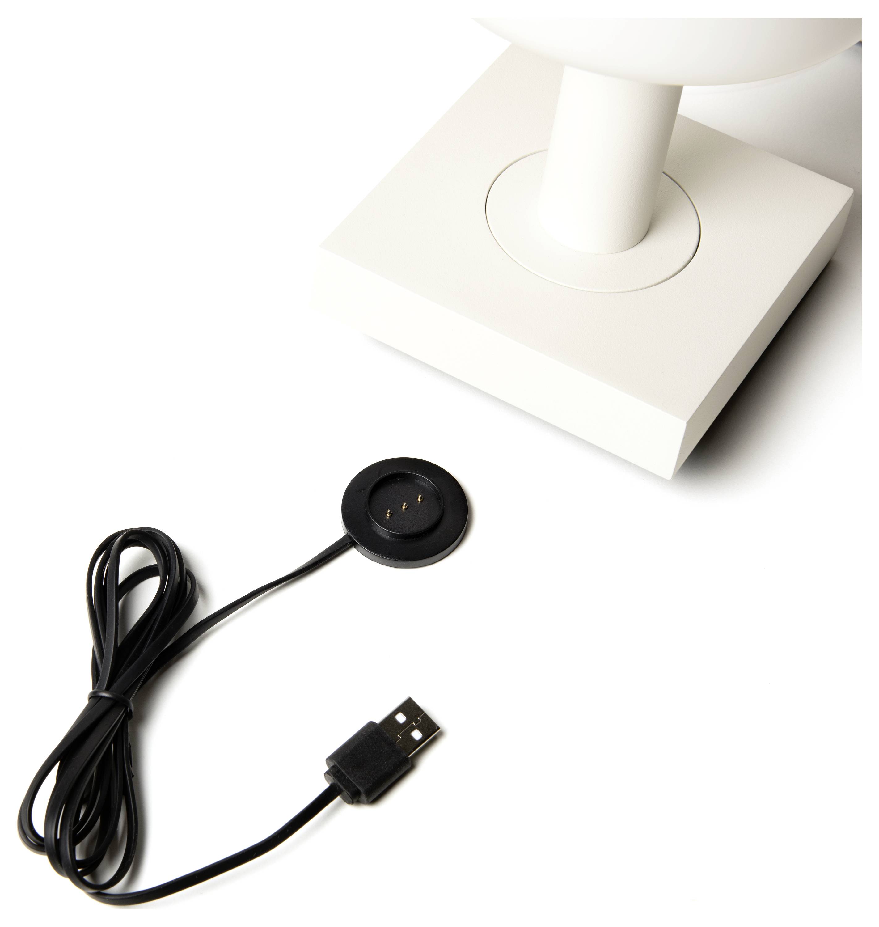 Konstsmide 7825-252 Monaco LED-Akku-Tischlampe Weiß