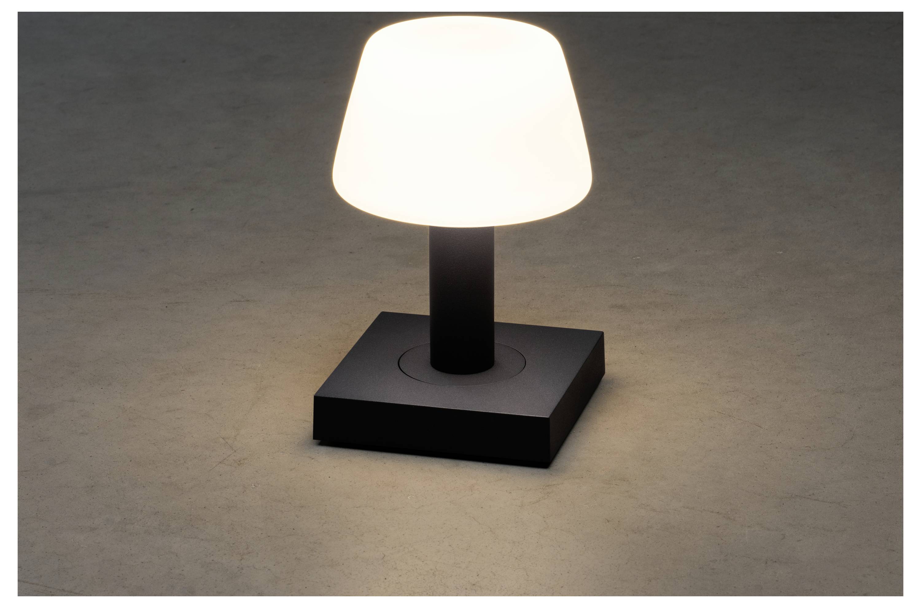 Konstsmide 7825-372 Monaco LED-Akku-Tischlampe Dunkelgrün