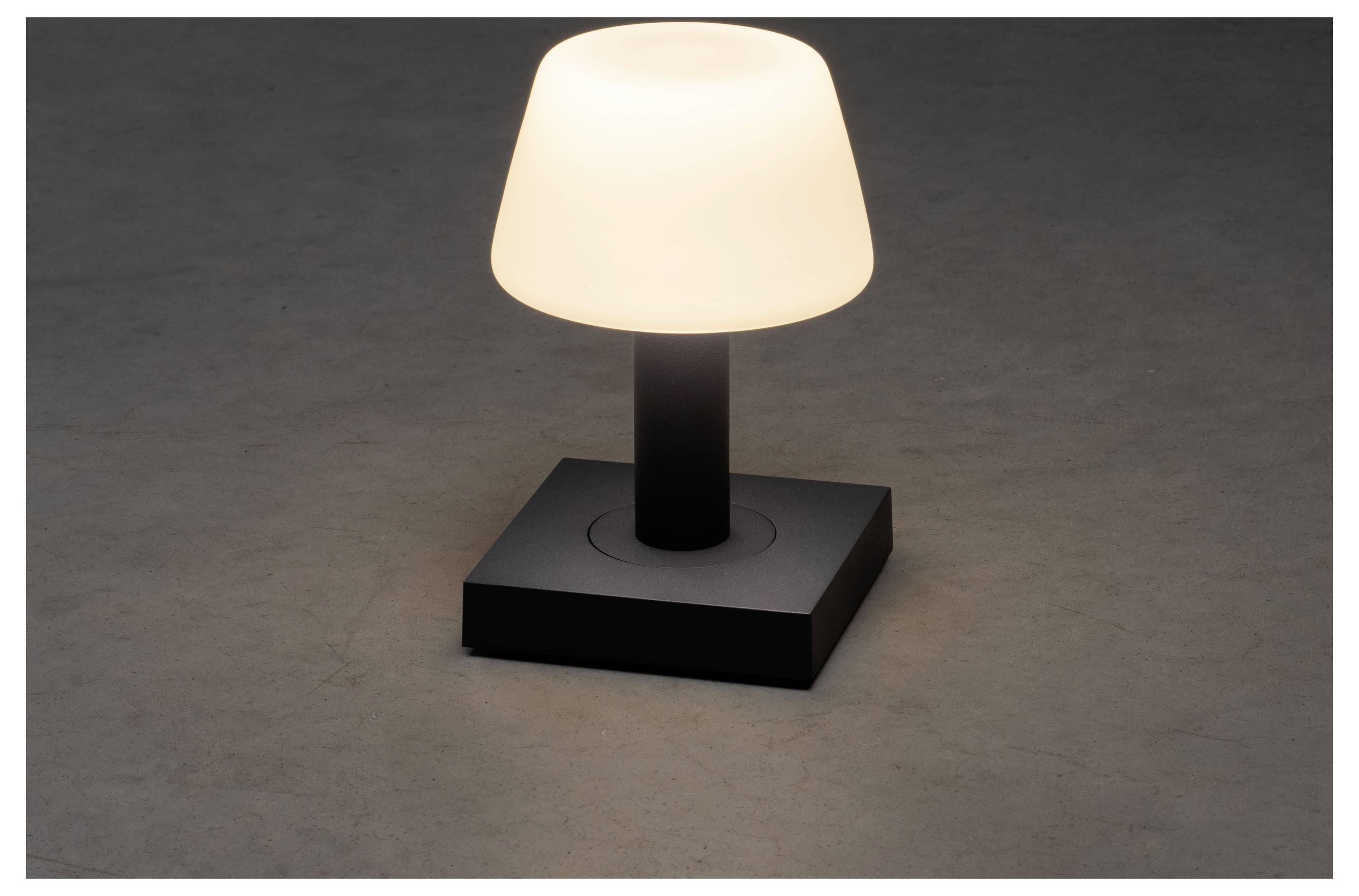 Konstsmide 7825-372 Monaco LED-Akku-Tischlampe Dunkelgrün