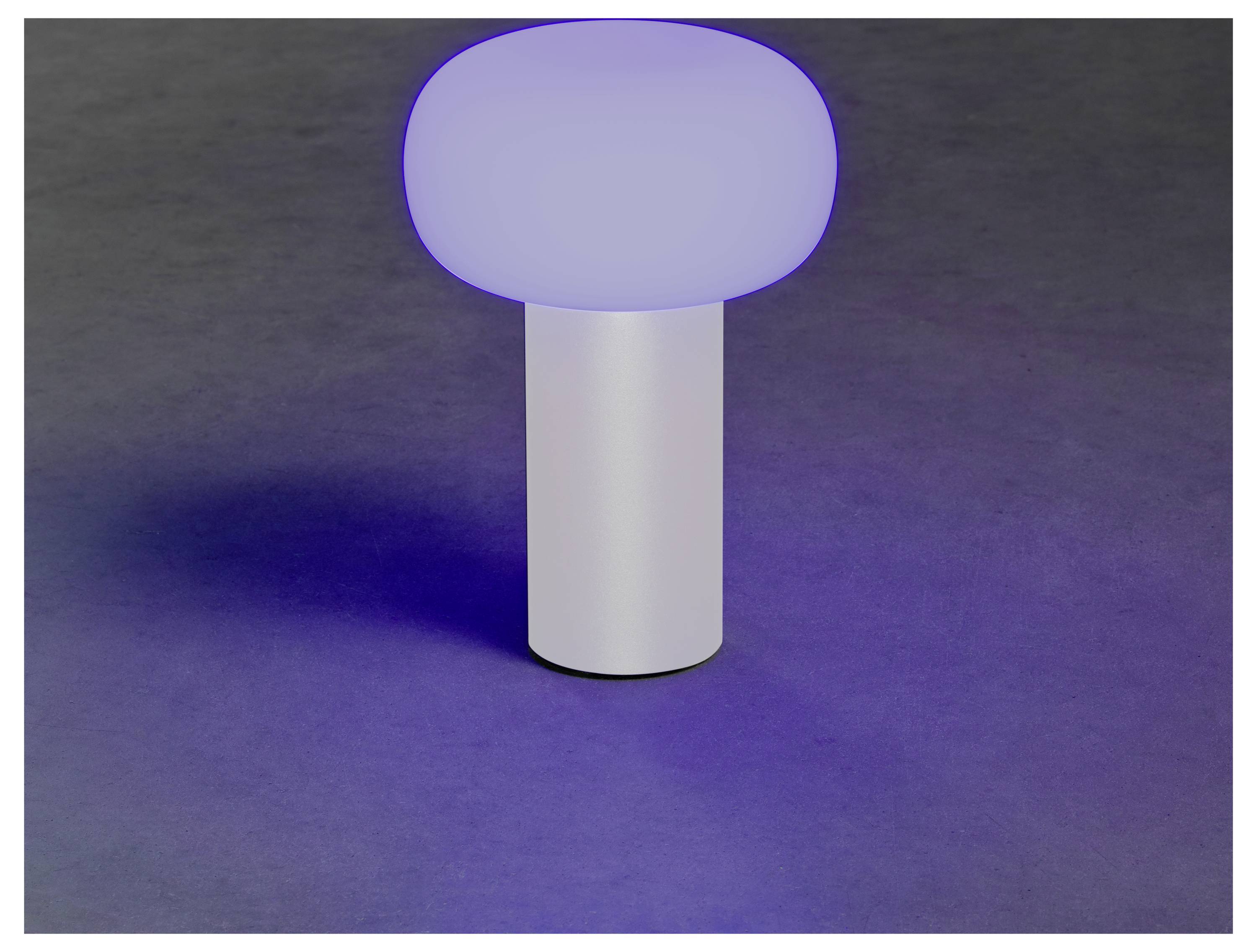 Konstsmide 7826-252 Antibes LED-Akku-Tischlampe Weiß