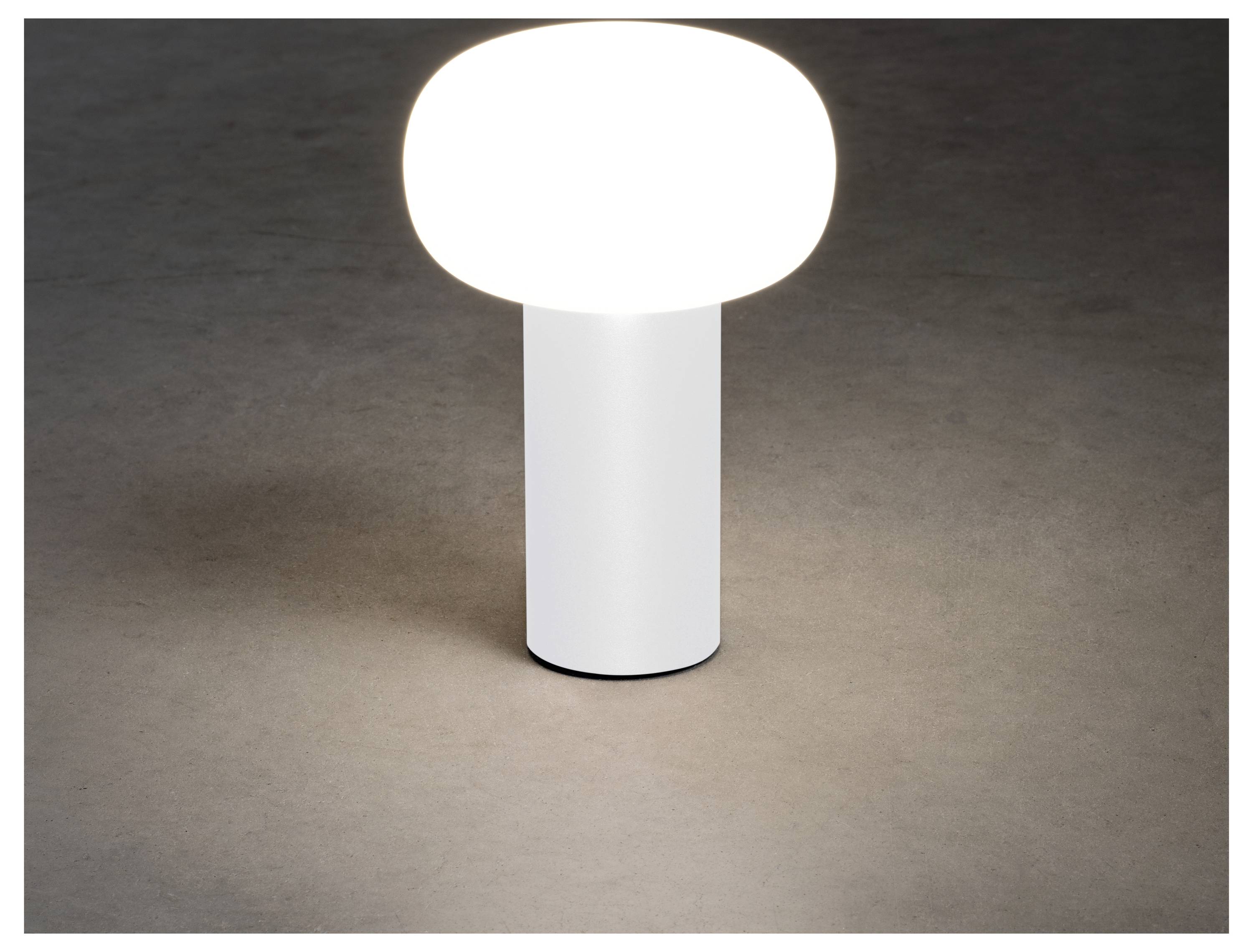 Konstsmide 7826-252 Antibes LED-Akku-Tischlampe Weiß
