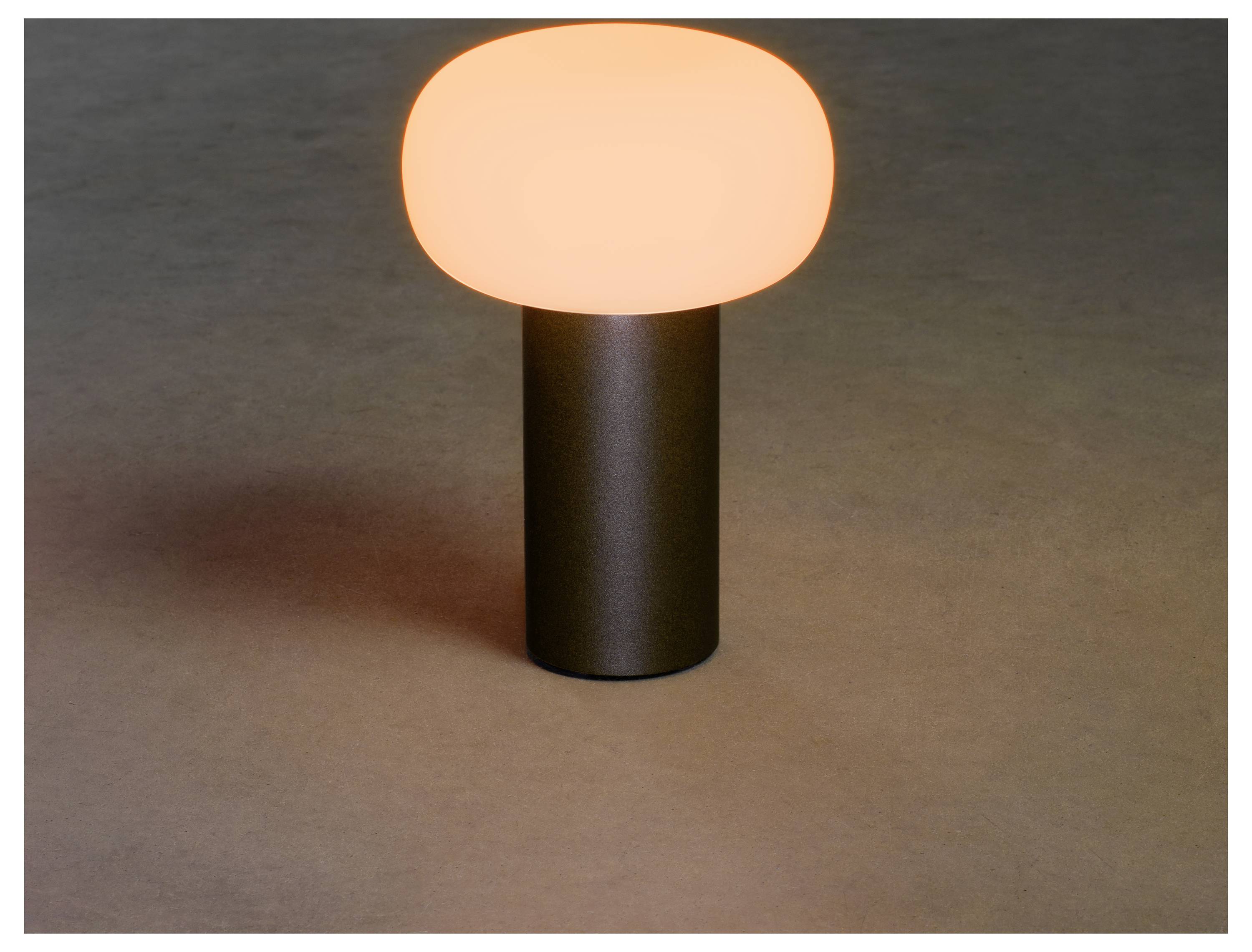 Konstsmide 7826-752 Antibes LED-Akku-Tischlampe Schwarz