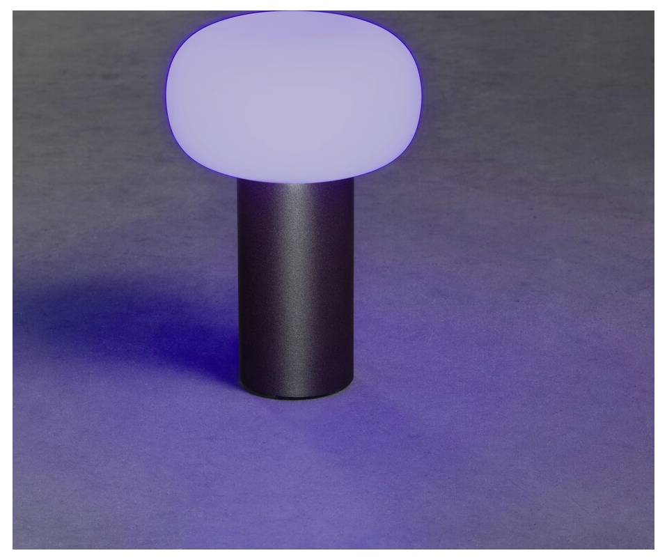 Konstsmide 7826-752 Antibes LED-Akku-Tischlampe Schwarz