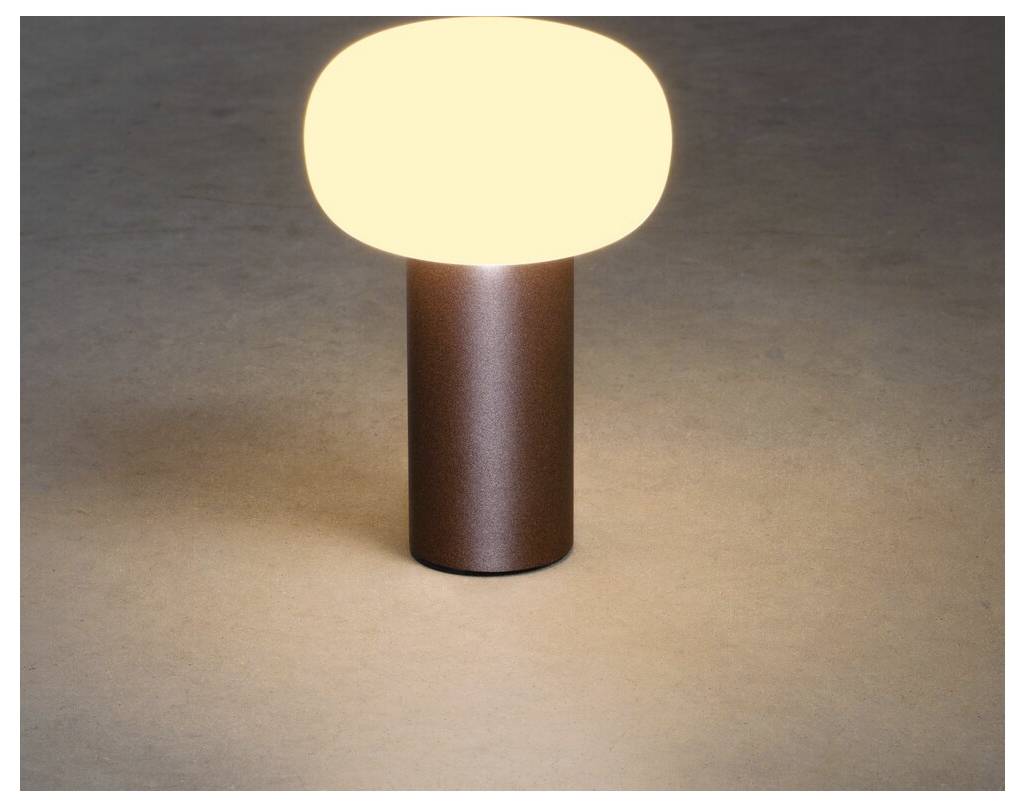 Konstsmide 7826-972 Antibes LED-Akku-Tischlampe Rost