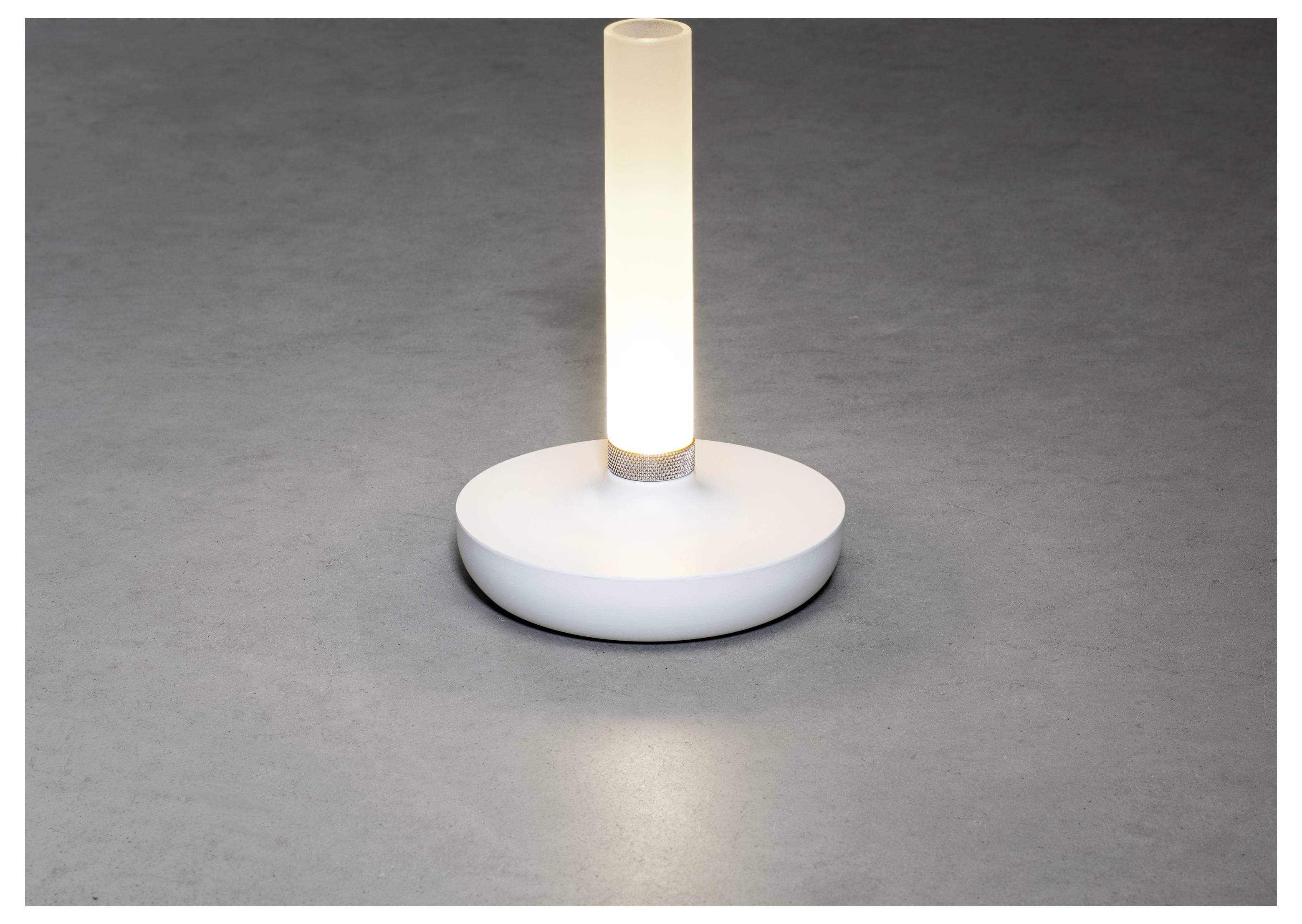 Konstsmide 7827-253 Biarritz LED-Akku-Tischlampe Weiß