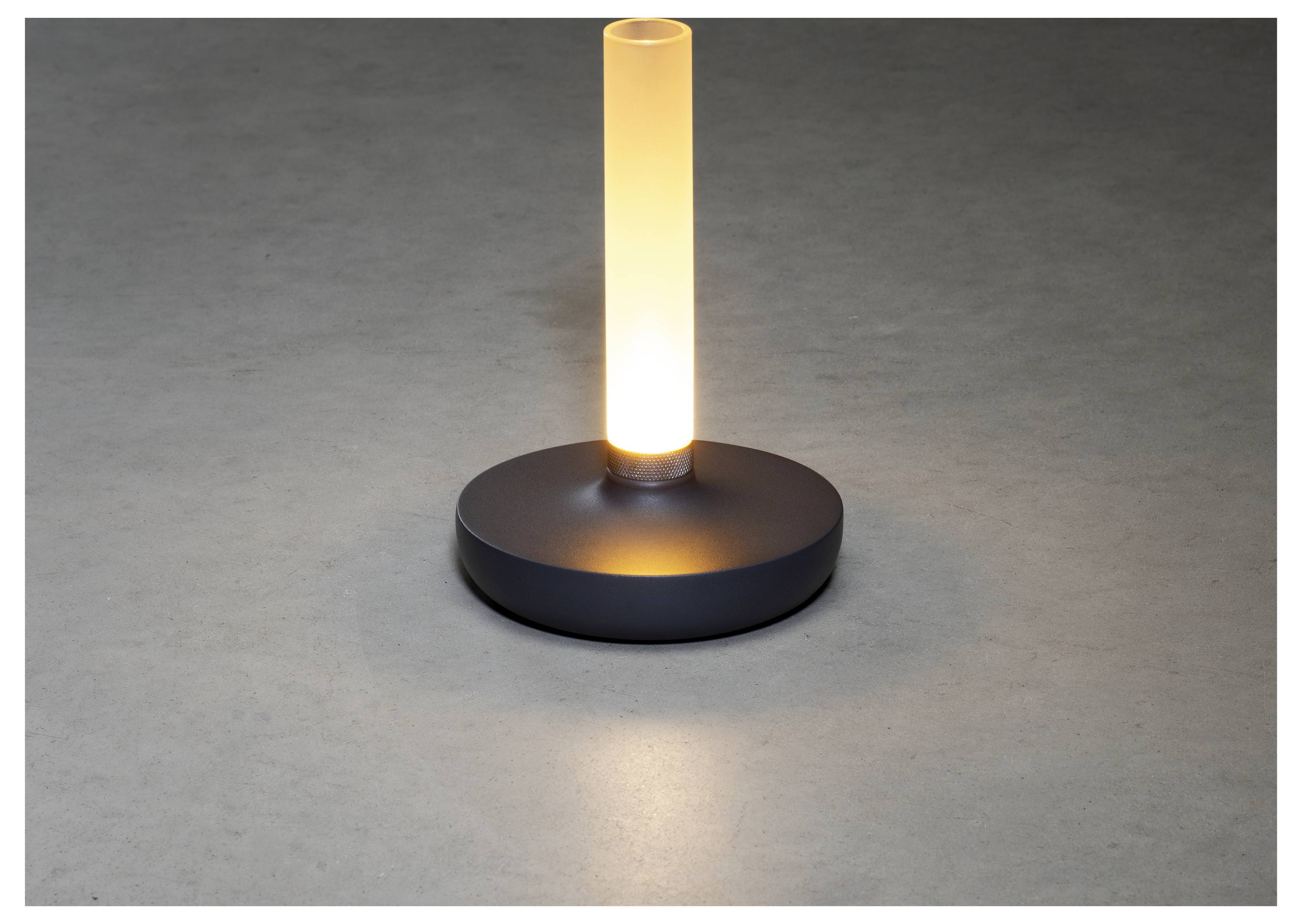 Konstsmide 7827-373 Biarritz LED-Akku-Tischlampe Dunkelgrün