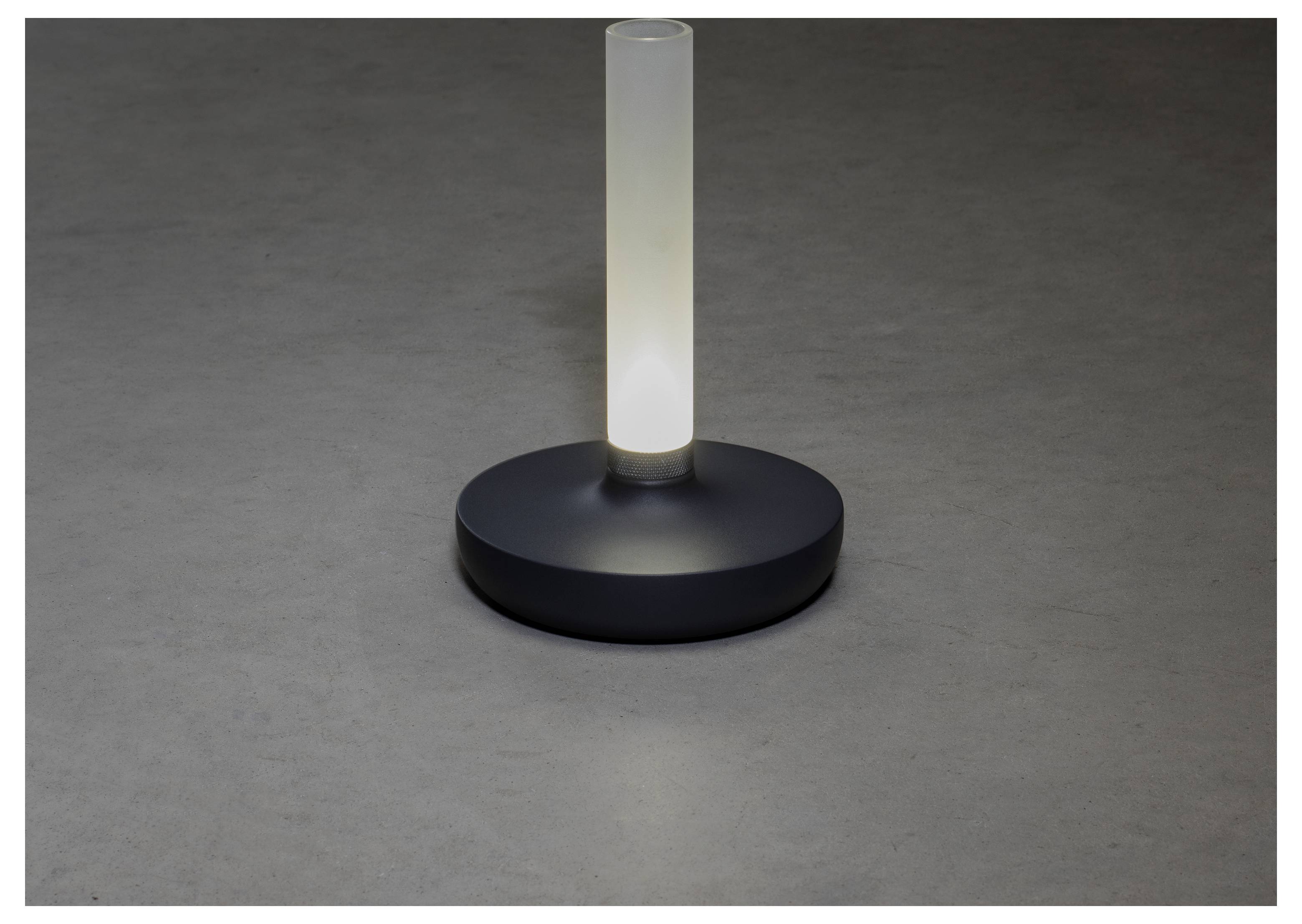 Konstsmide 7827-373 Biarritz LED-Akku-Tischlampe Dunkelgrün